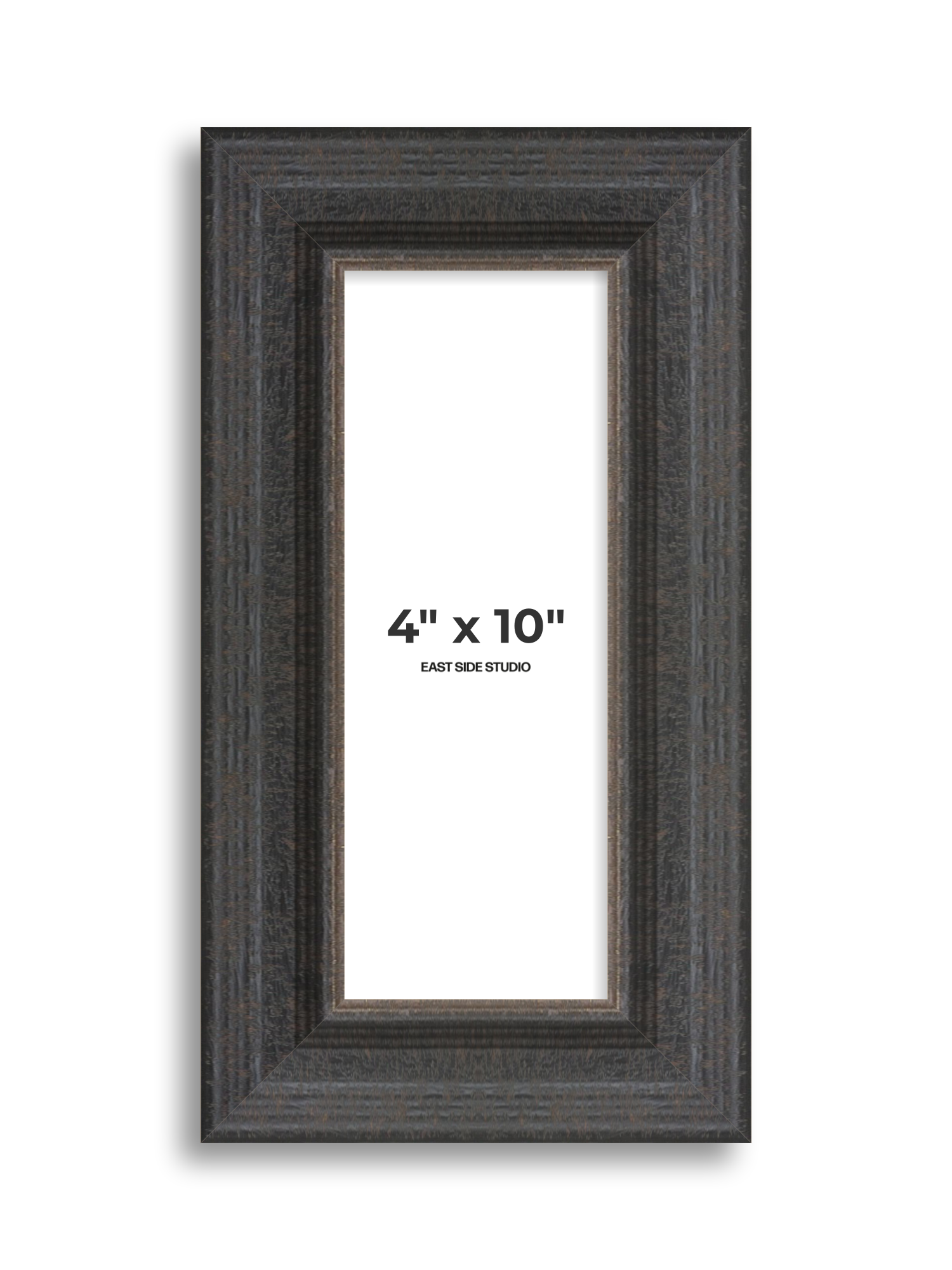 Aged Wenge 4" x 10" picture frame