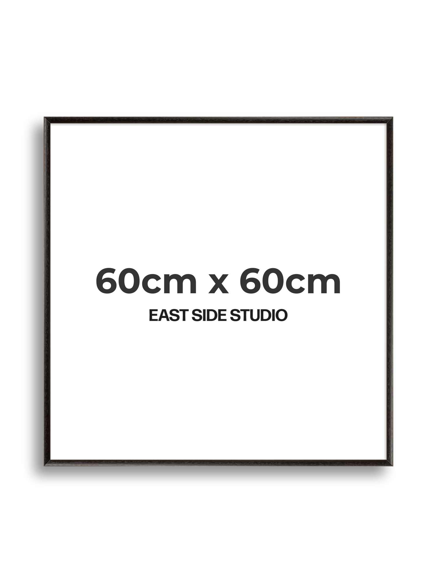 Black Stain 60cm x 60cm picture frame