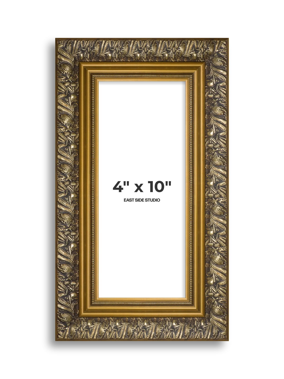 Acanthus Gold 4" x 10" picture frame