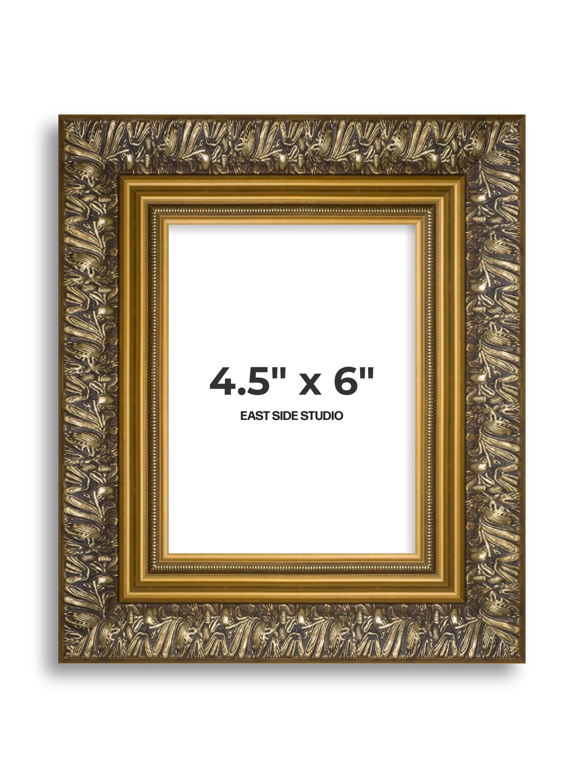 Acanthus Gold 4.5" x 6" picture frame