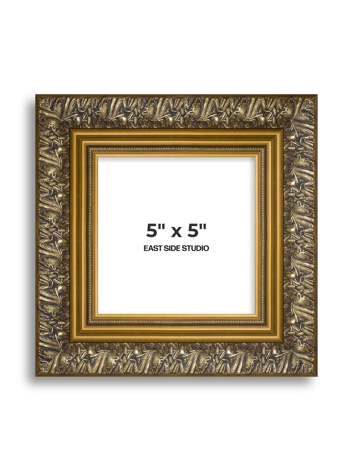 Acanthus Gold 5" x 5" picture frame