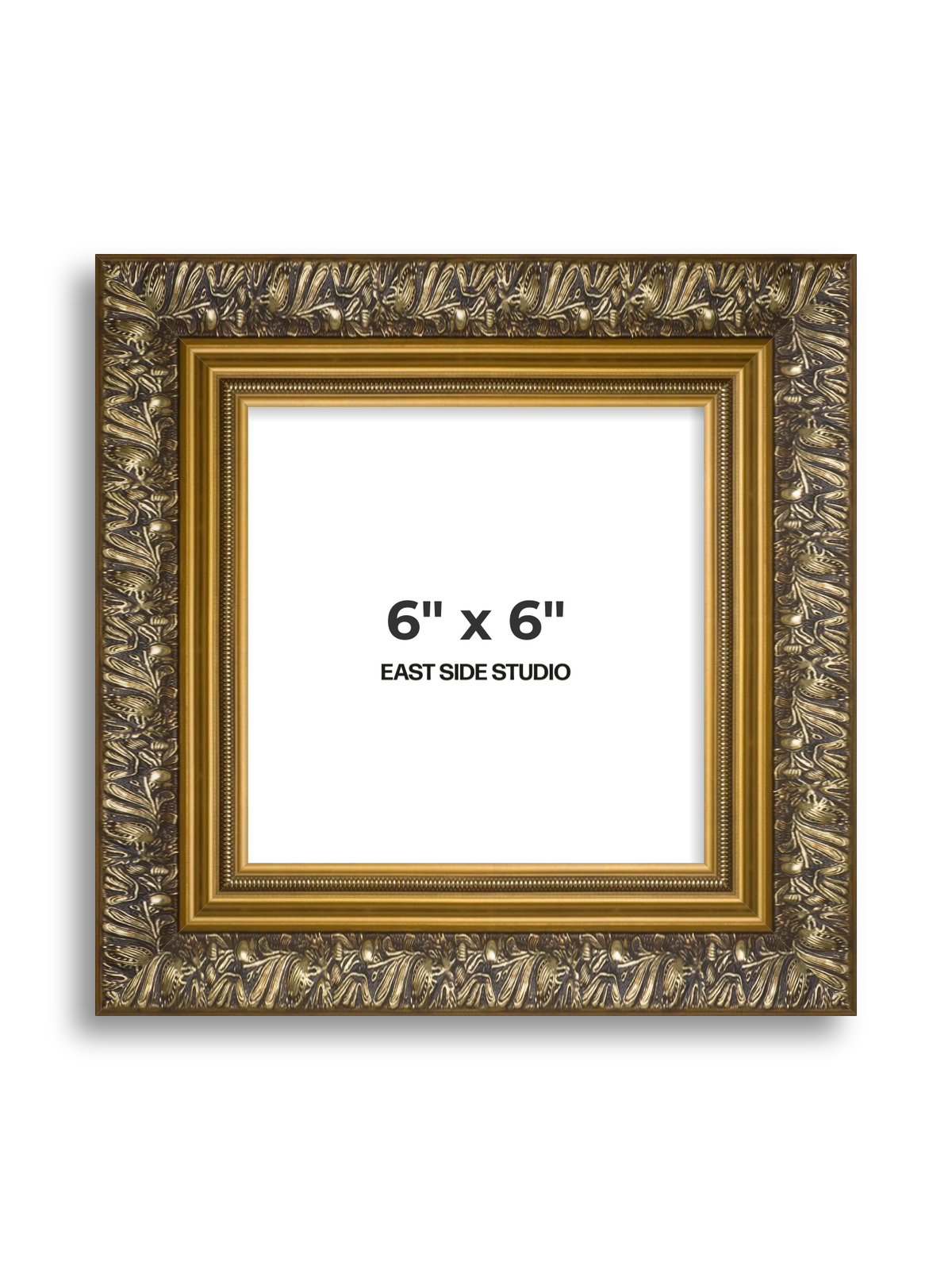 Acanthus Gold 6" x 6" picture frame