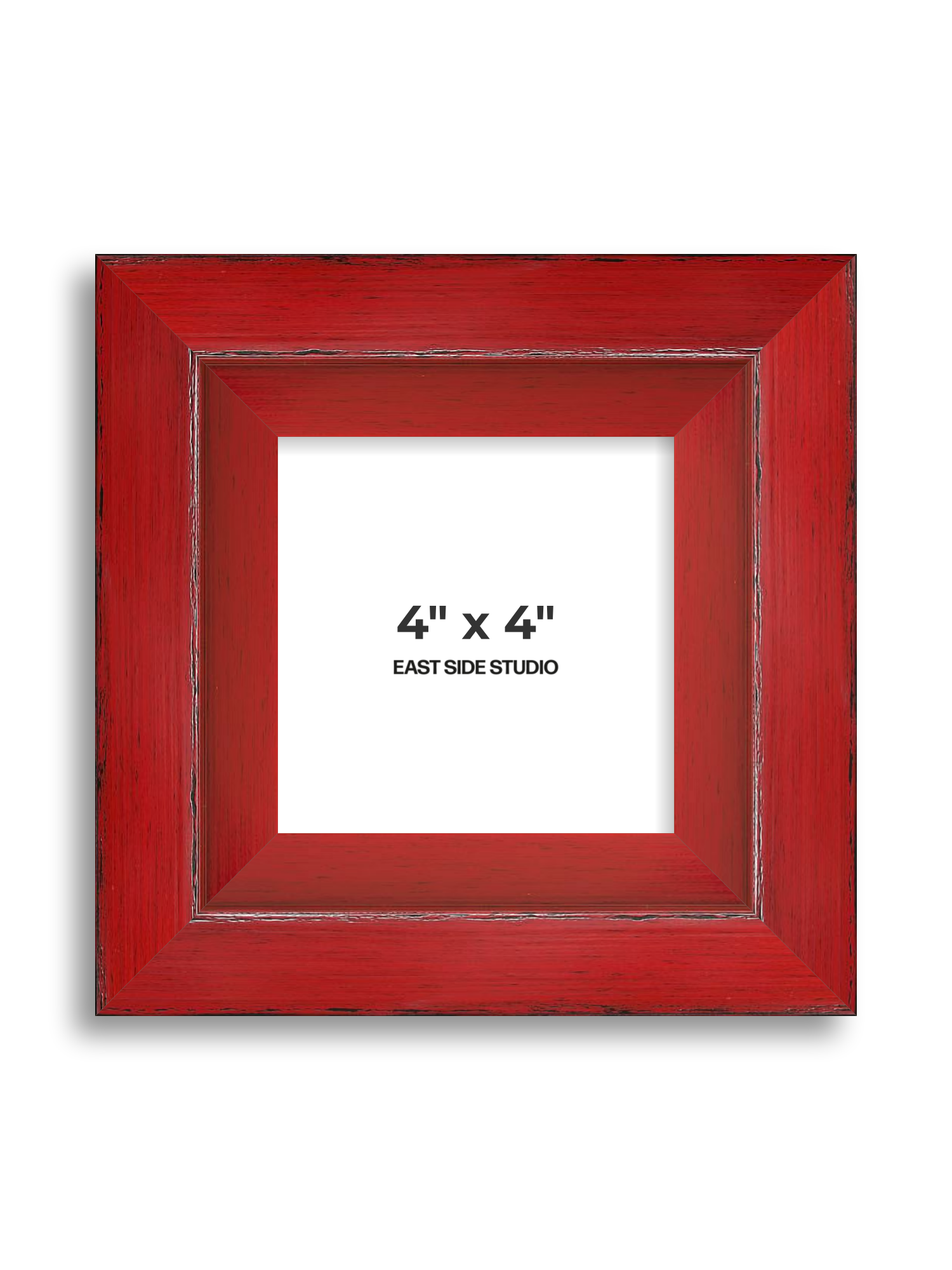Crimson Red 4" x 4" picture frame