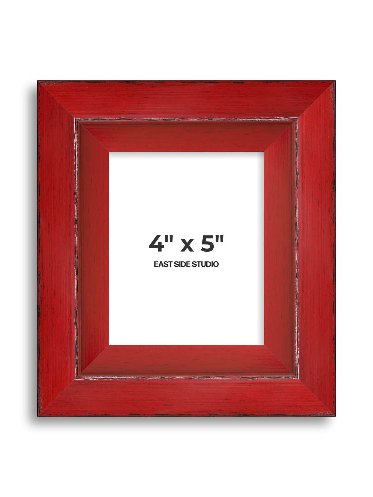 Crimson Red 4" x 5" picture frame