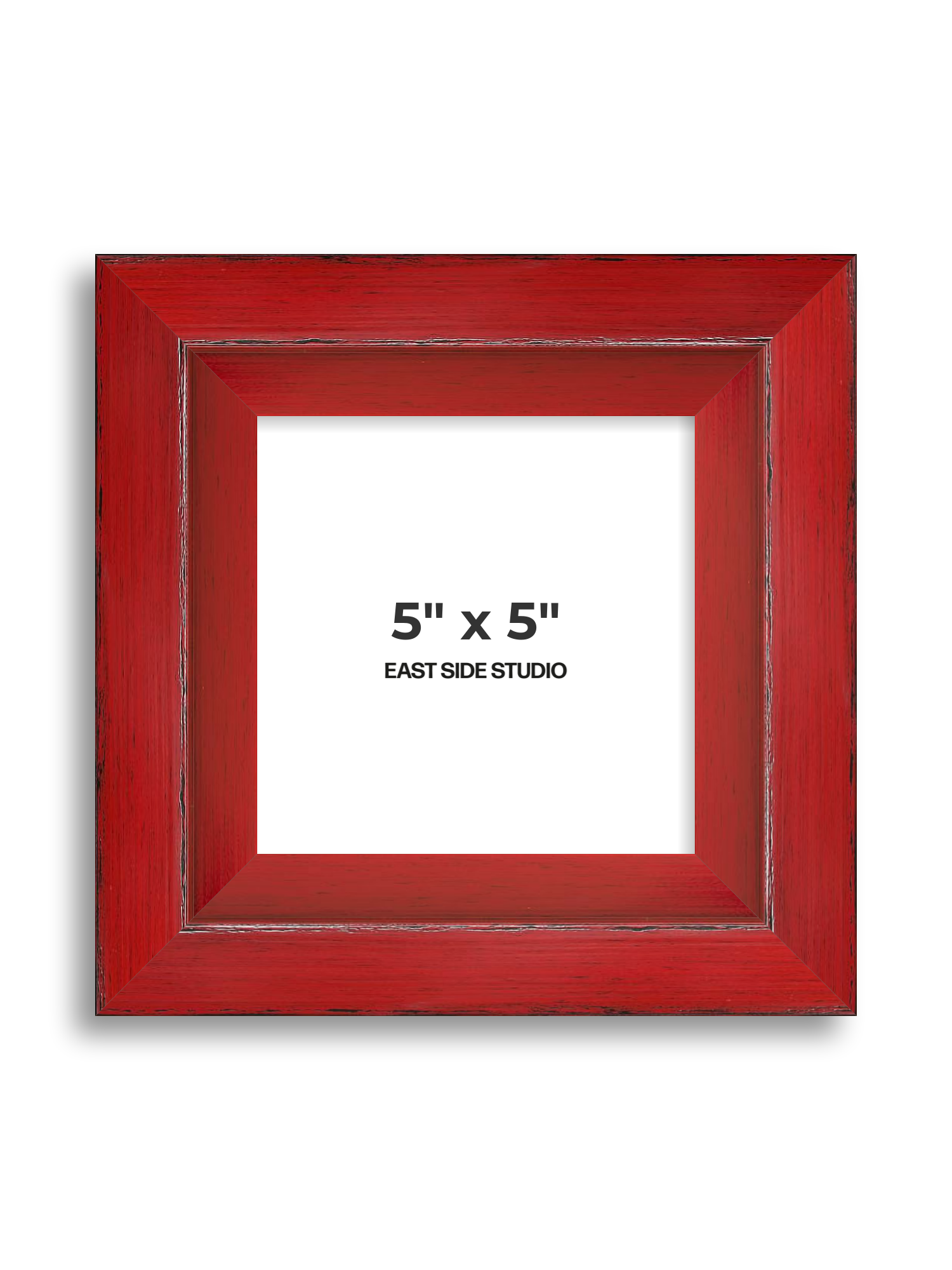 Crimson Red 5" x 5" picture frame