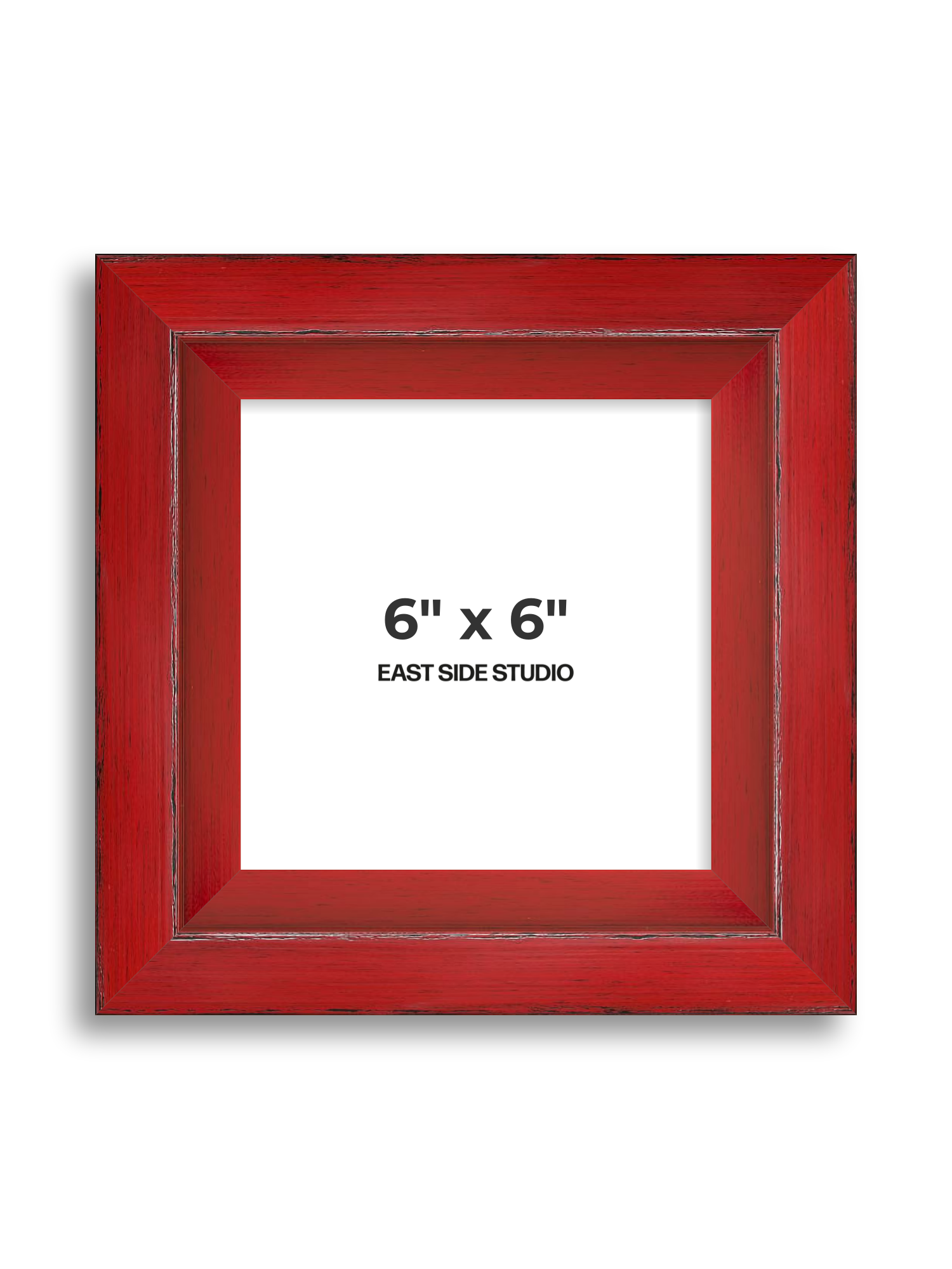Crimson Red 6" x 6" picture frame