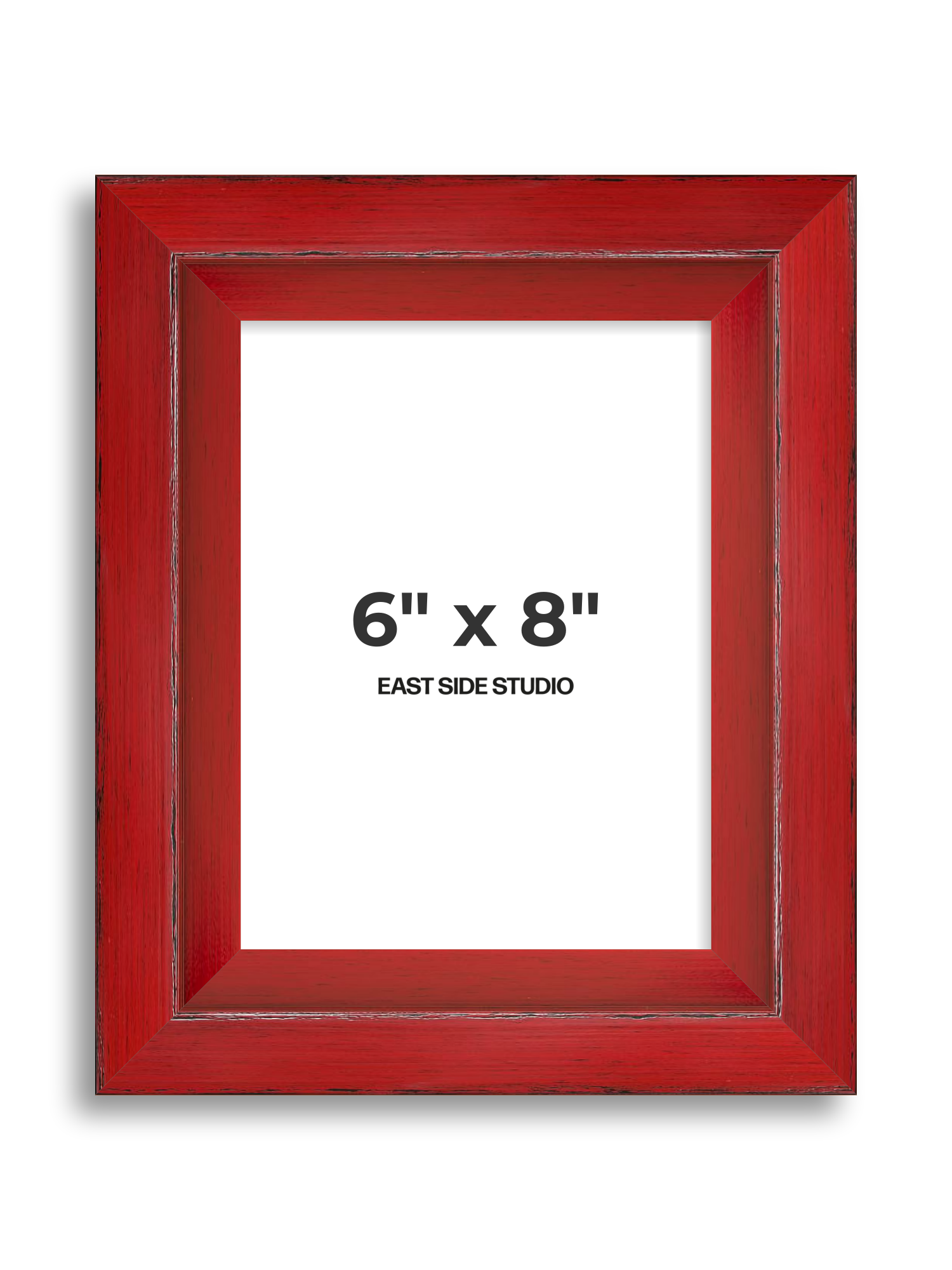 Crimson Red 6" x 8" picture frame
