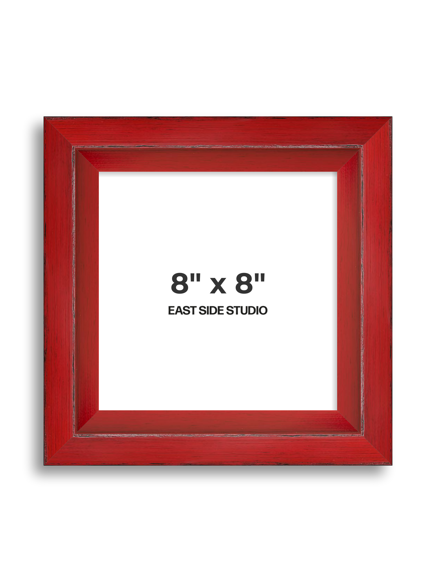 Crimson Red 8" x 8" picture frame