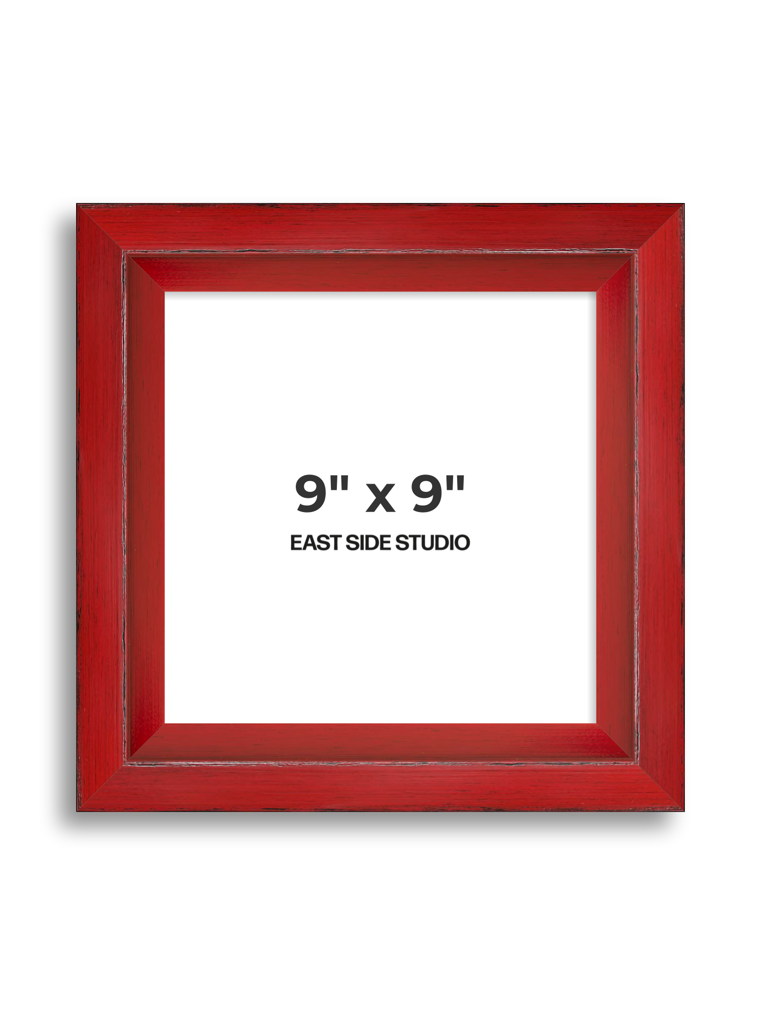 Crimson Red 9" x 9" picture frame