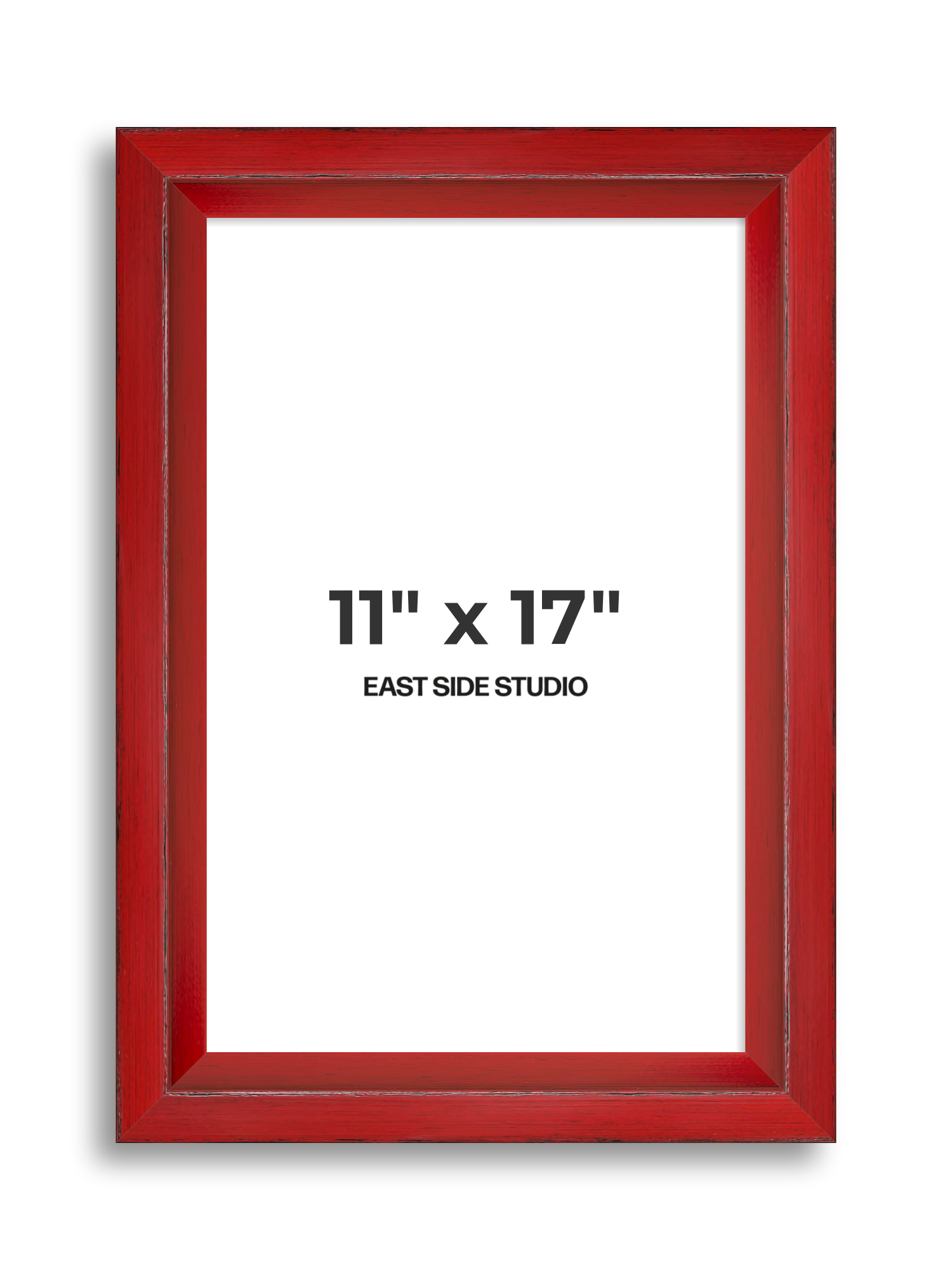 Crimson Red 11" x 17" picture frame