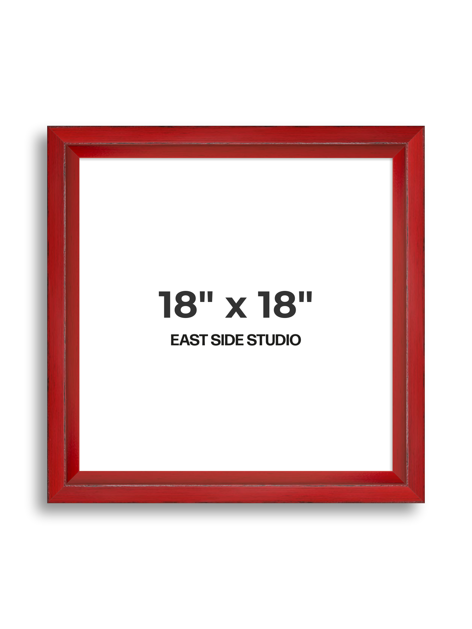 Crimson Red 18" x 18" picture frame