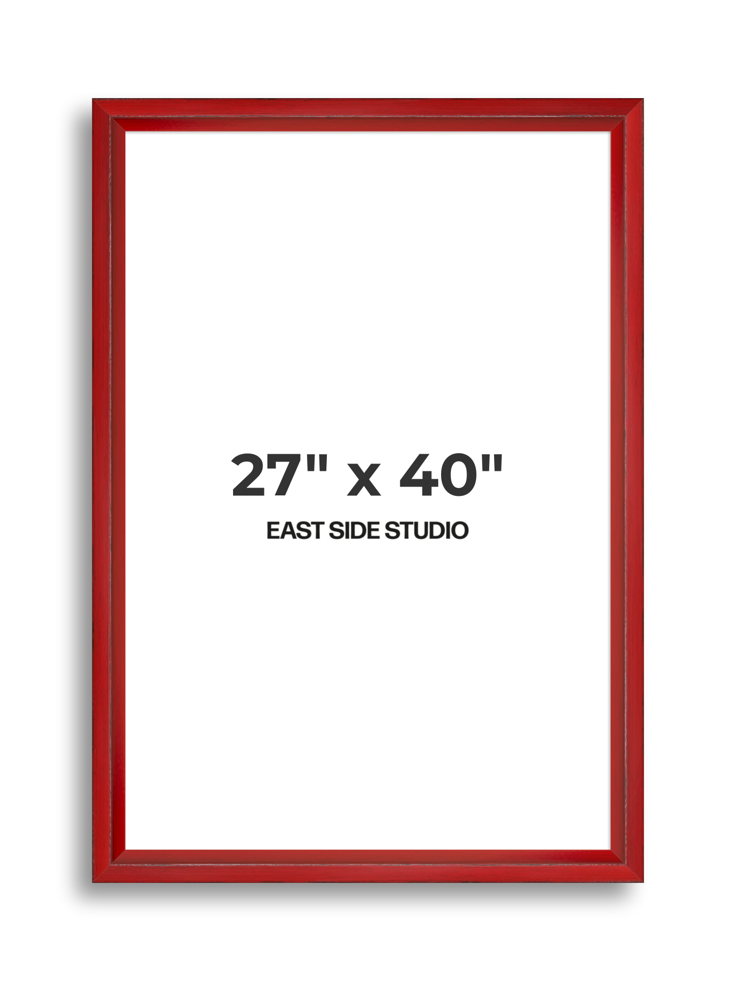 Crimson Red 27" x 40" picture frame
