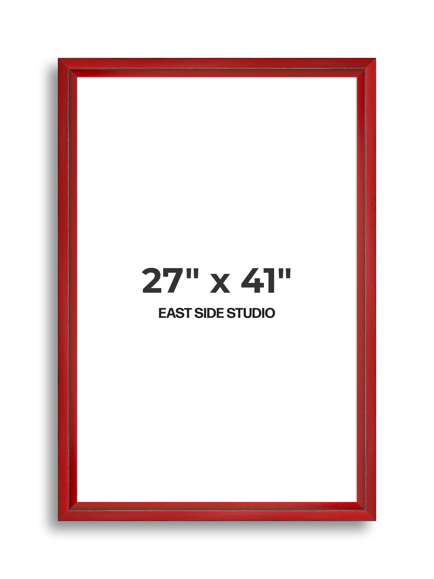 Crimson Red 27" x 41" picture frame
