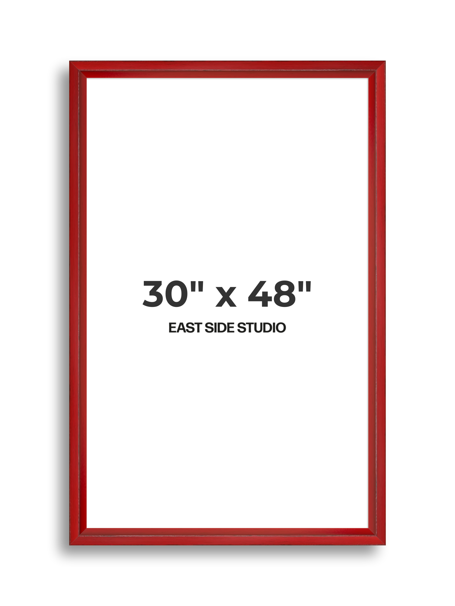 Crimson Red 30" x 48" picture frame