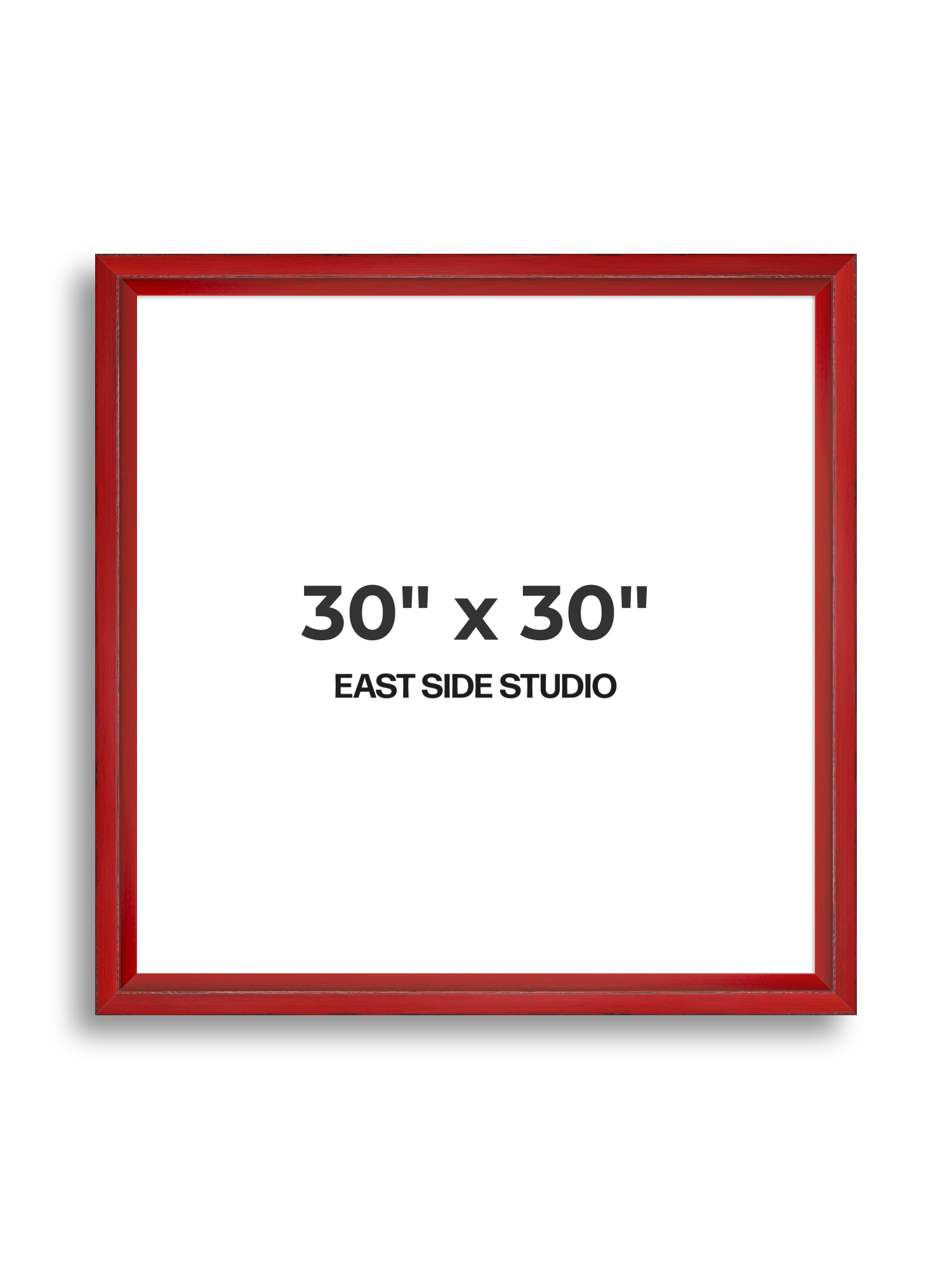 Crimson Red 30" x 30" picture frame