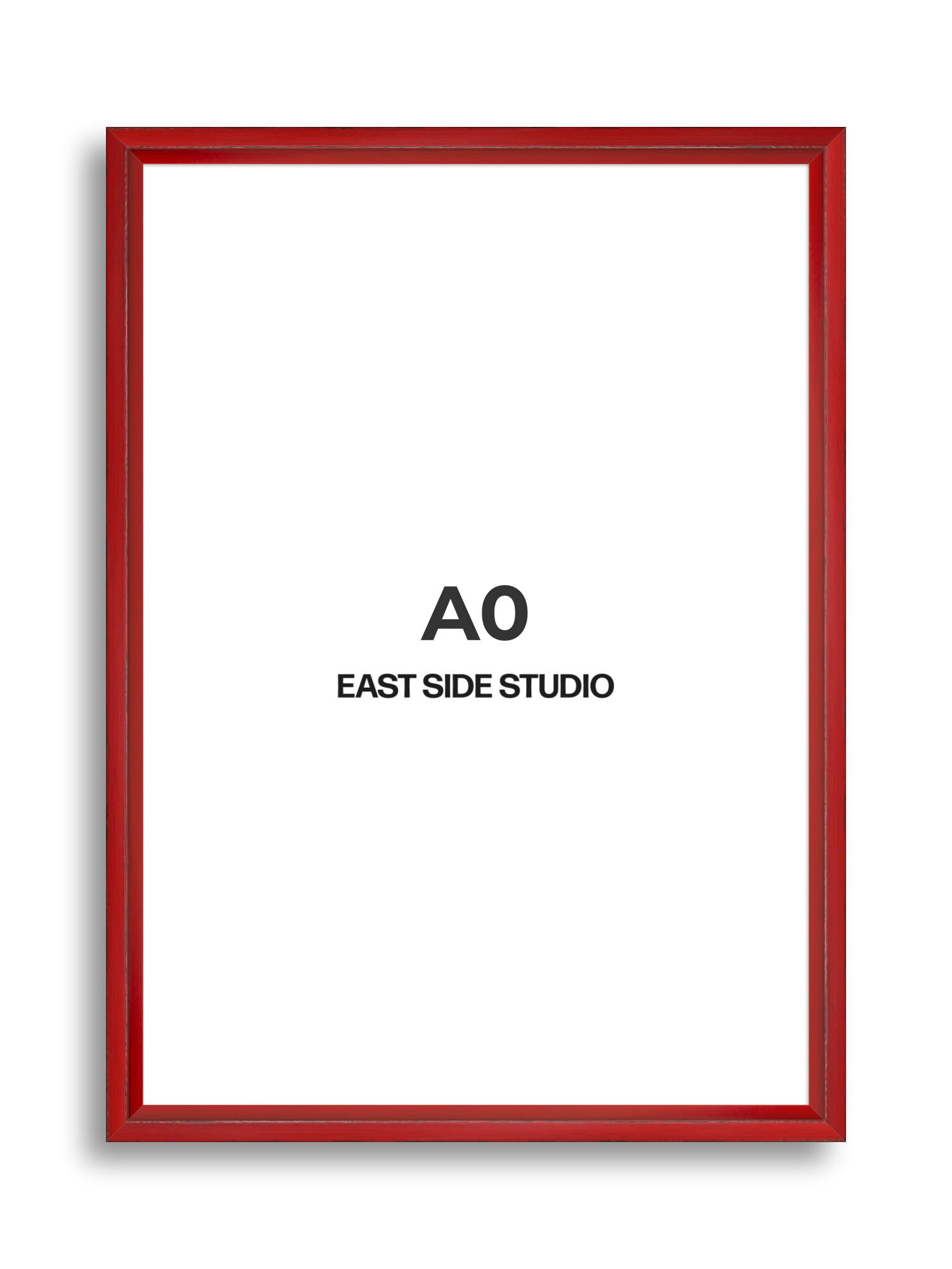 Crimson Red A0 picture frame