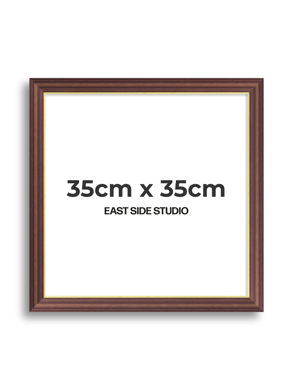 Antique Walnut & Gold 35cm x 35cm picture frame