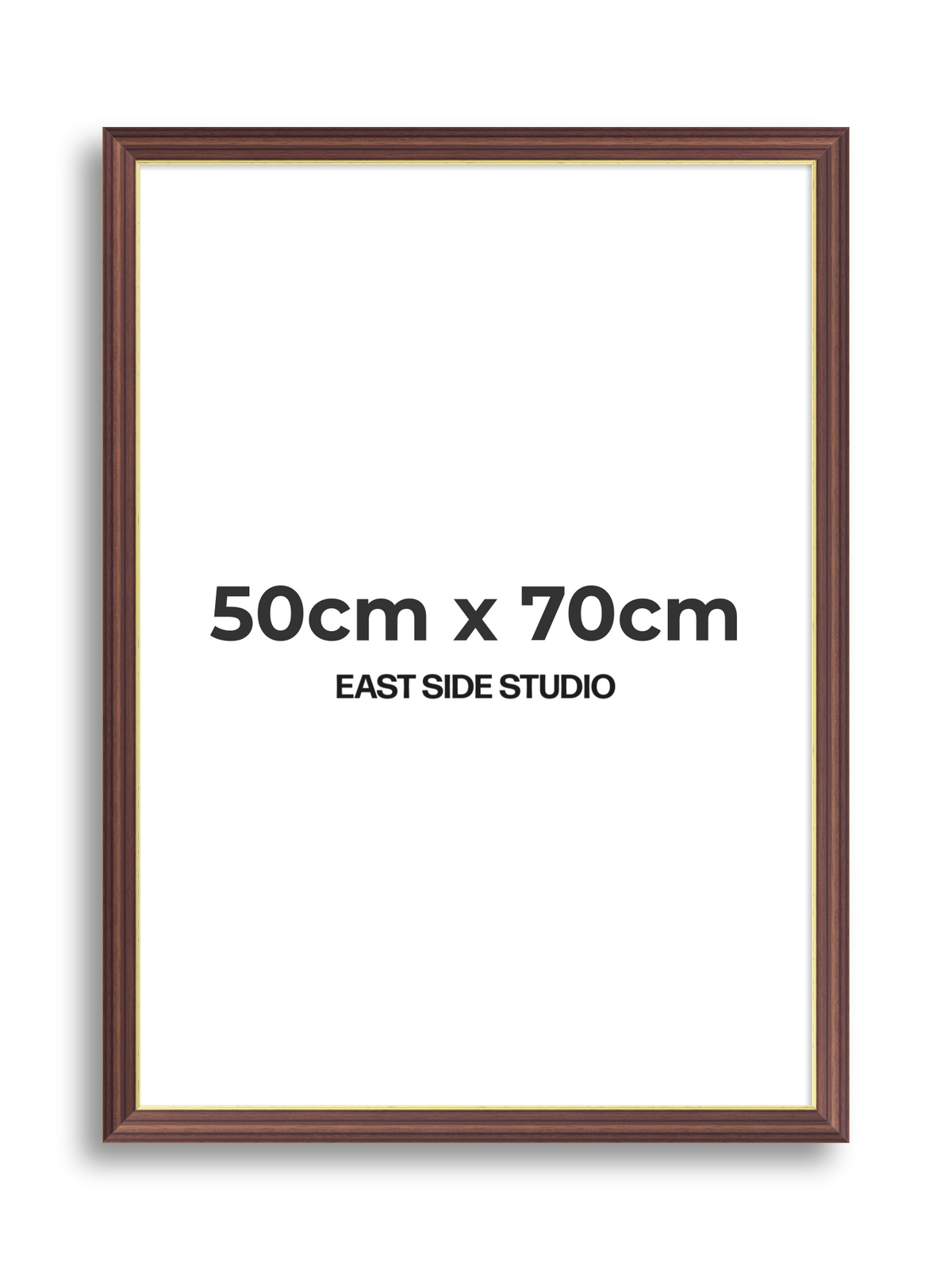 Antique Walnut & Gold 50cm x 70cm picture frame