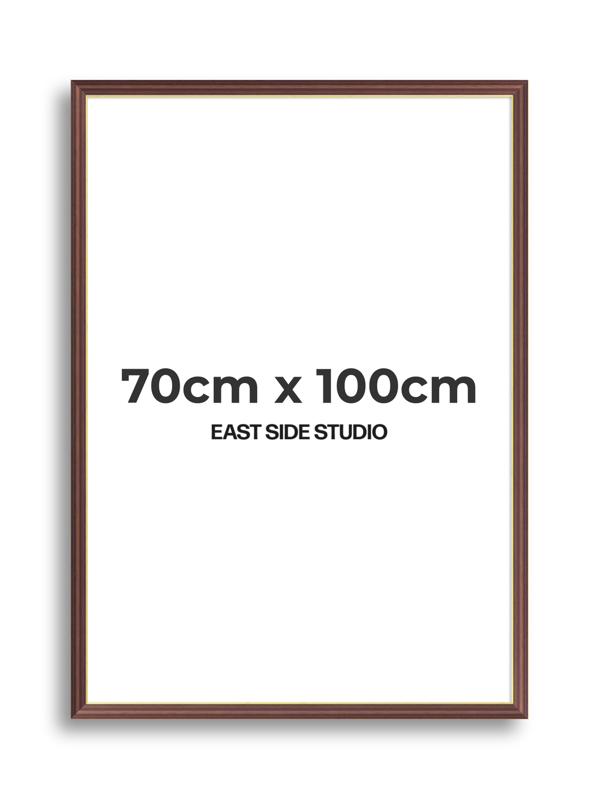 Antique Walnut & Gold 70cm x 100cm picture frame