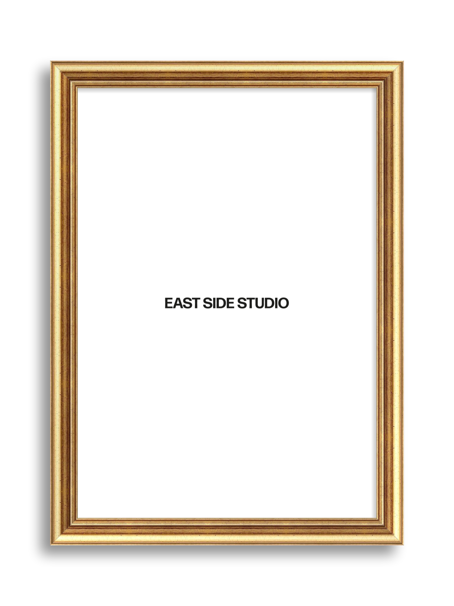 Cushioned Gold picture frame