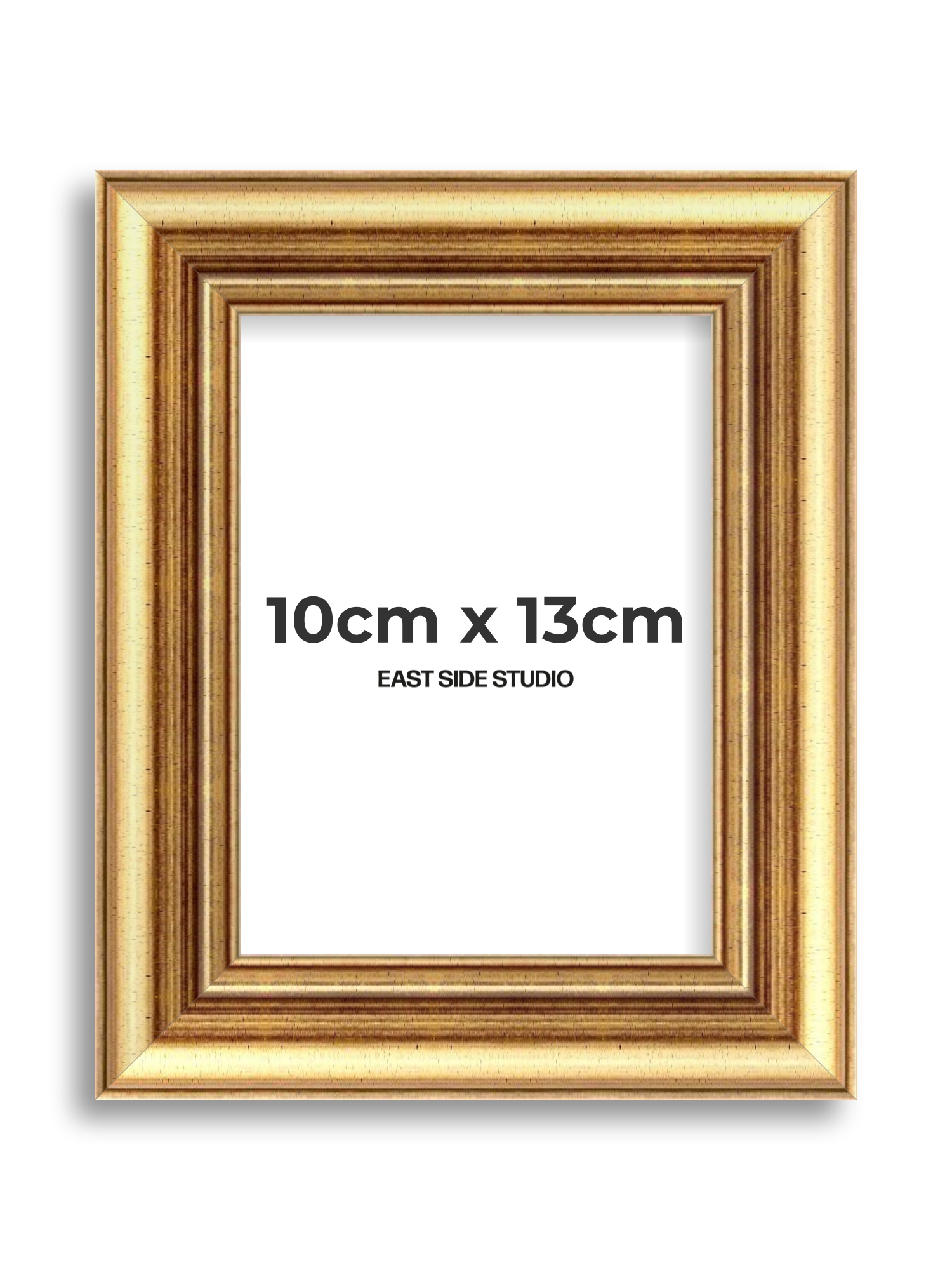 Cushioned Gold 10cm x 13cm picture frame