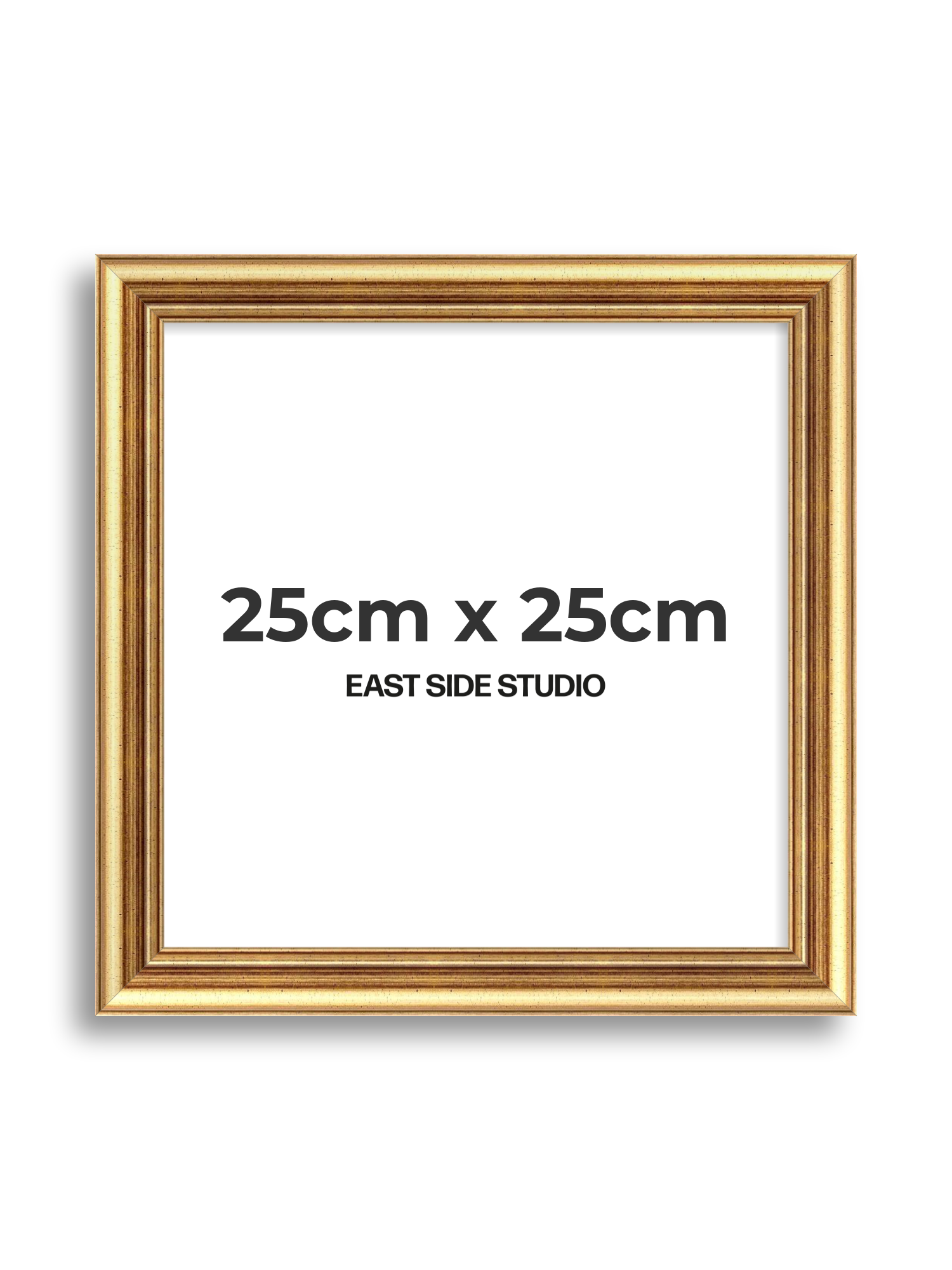 Cushioned Gold 25cm x 25cm picture frame