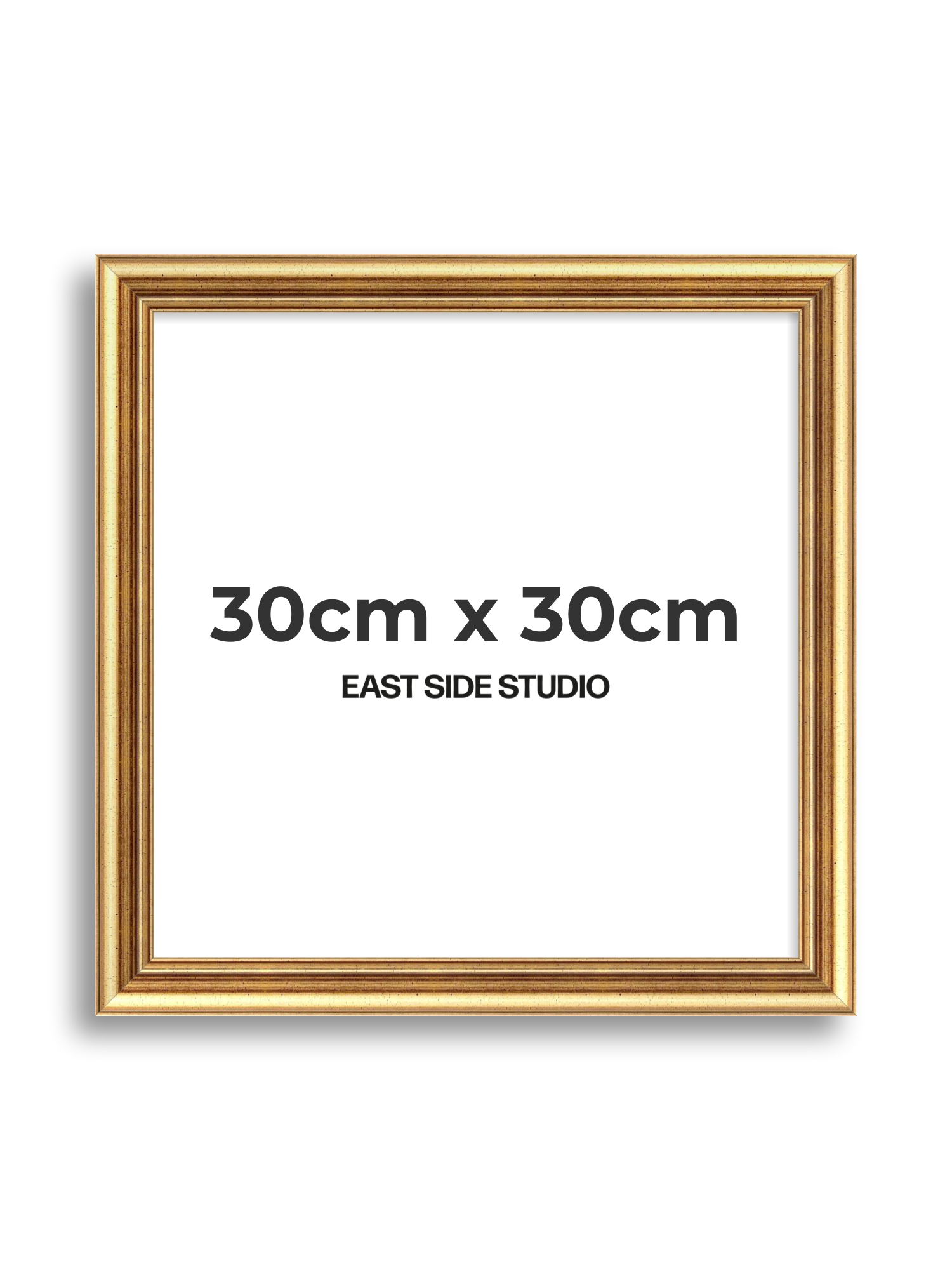 Cushioned Gold 30cm x 30cm picture frame