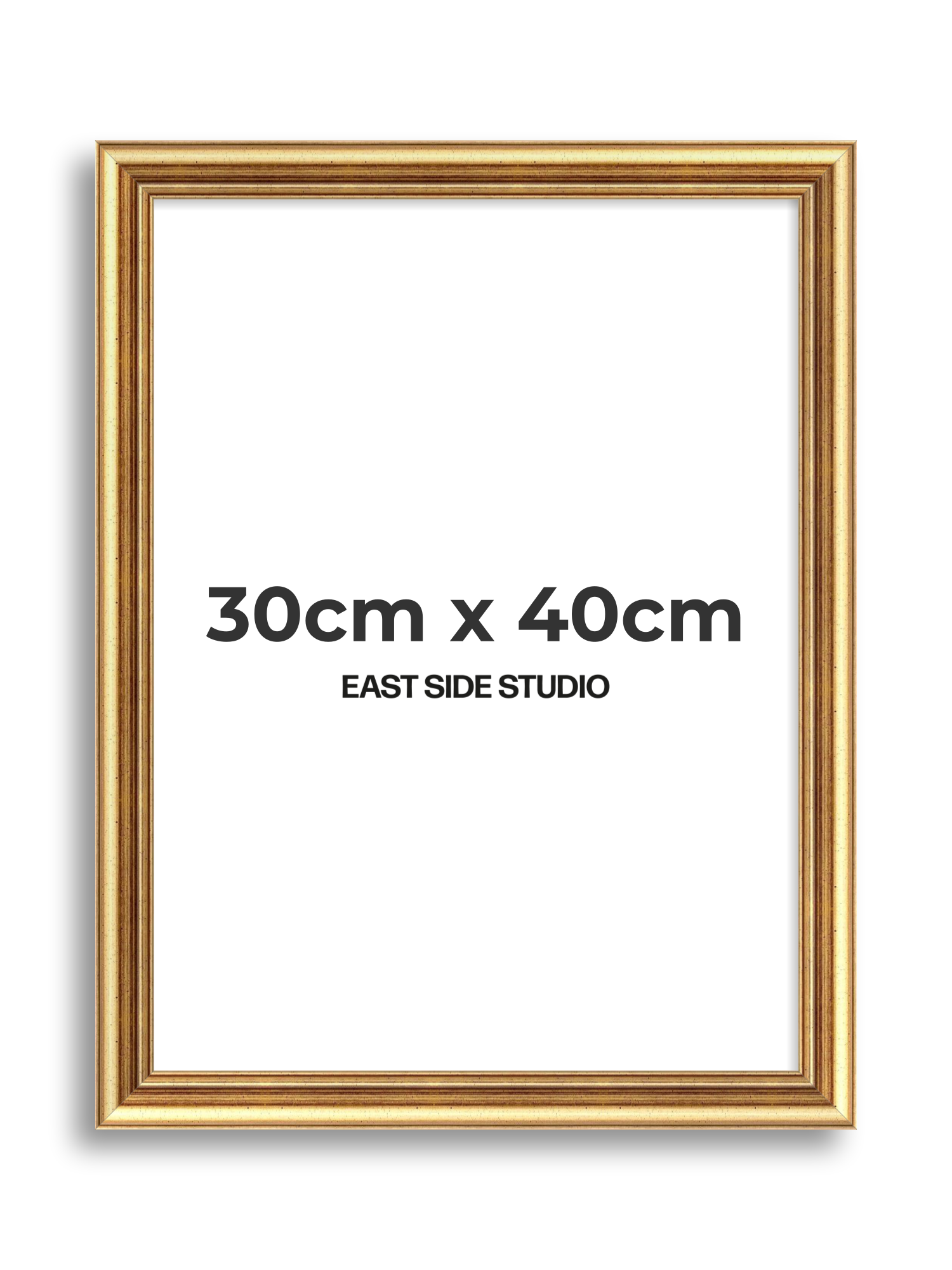 Cushioned Gold 30cm x 40cm picture frame