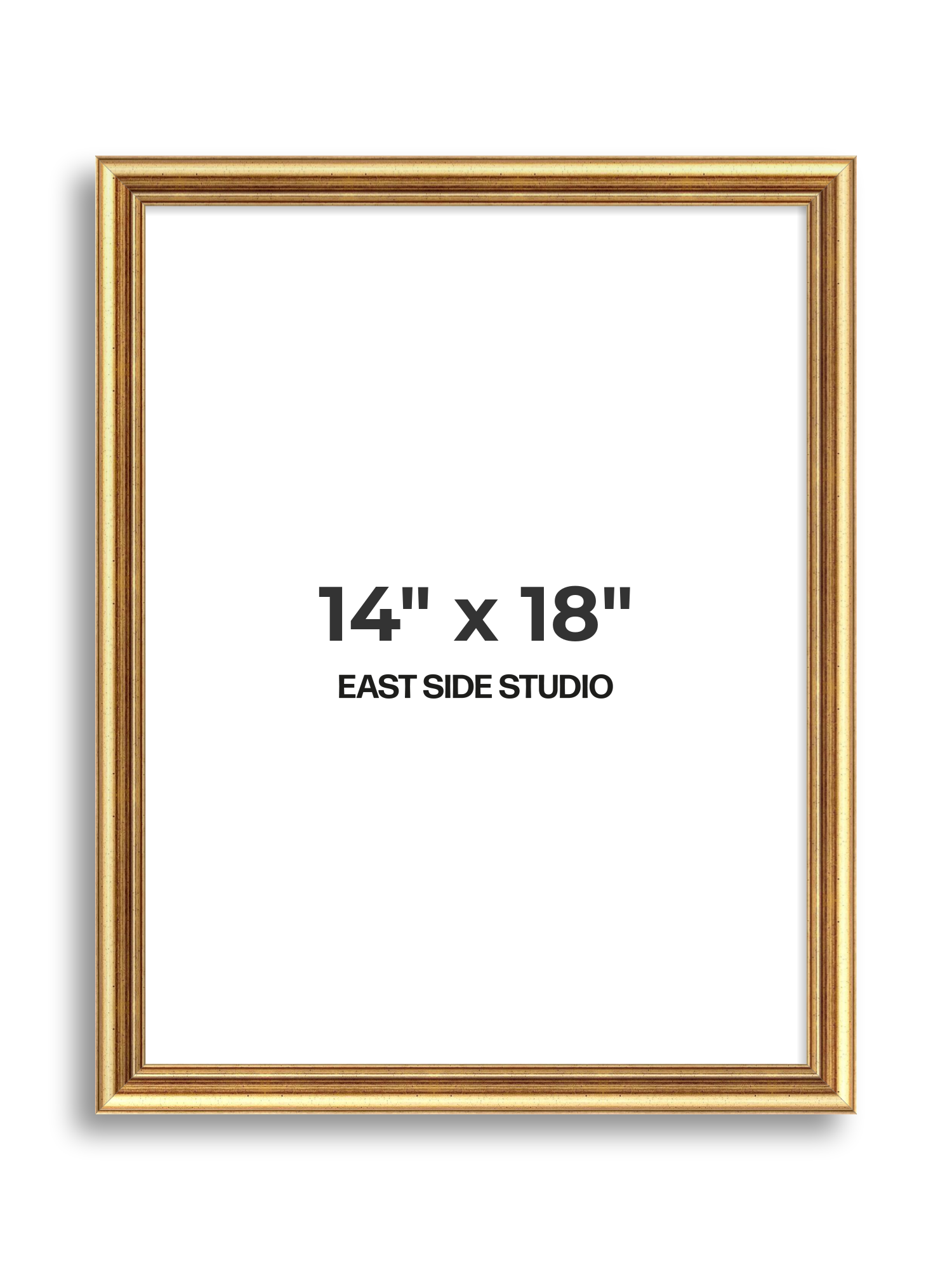 Cushioned Gold 14" x 18" picture frame