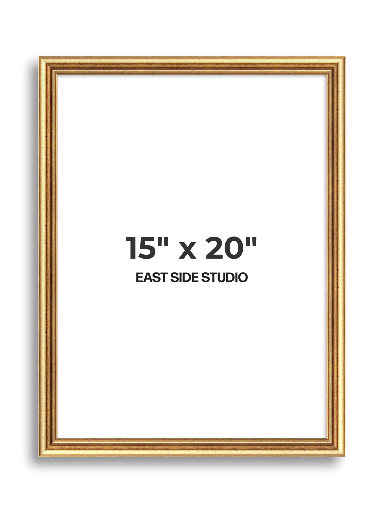 Cushioned Gold 15" x 20" picture frame