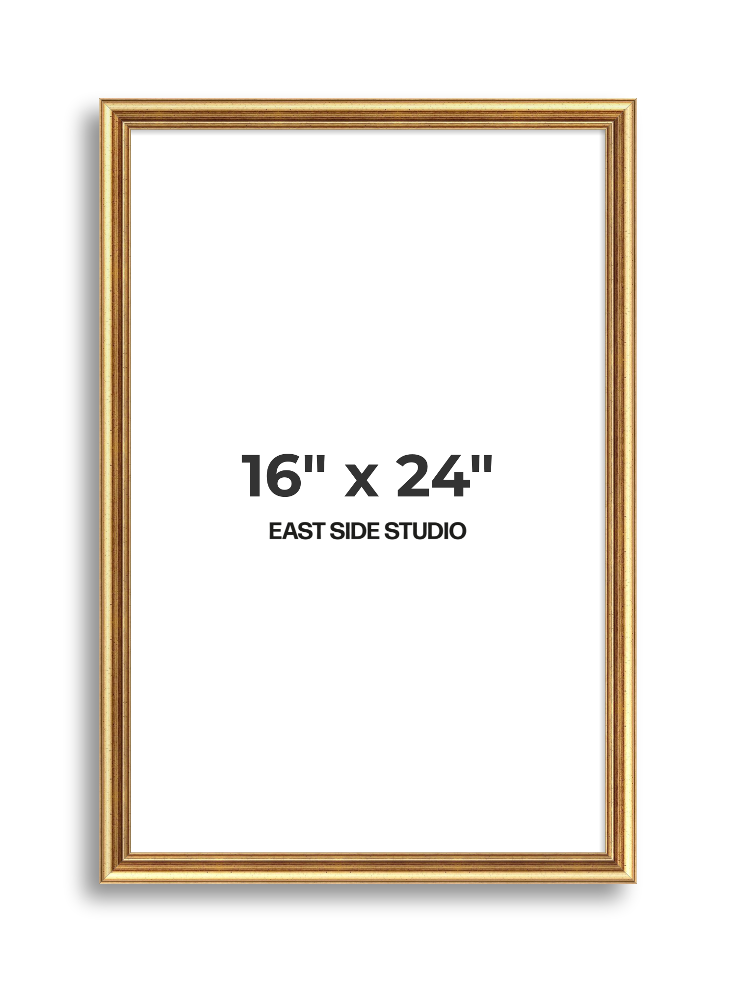Cushioned Gold 16" x 24" picture frame