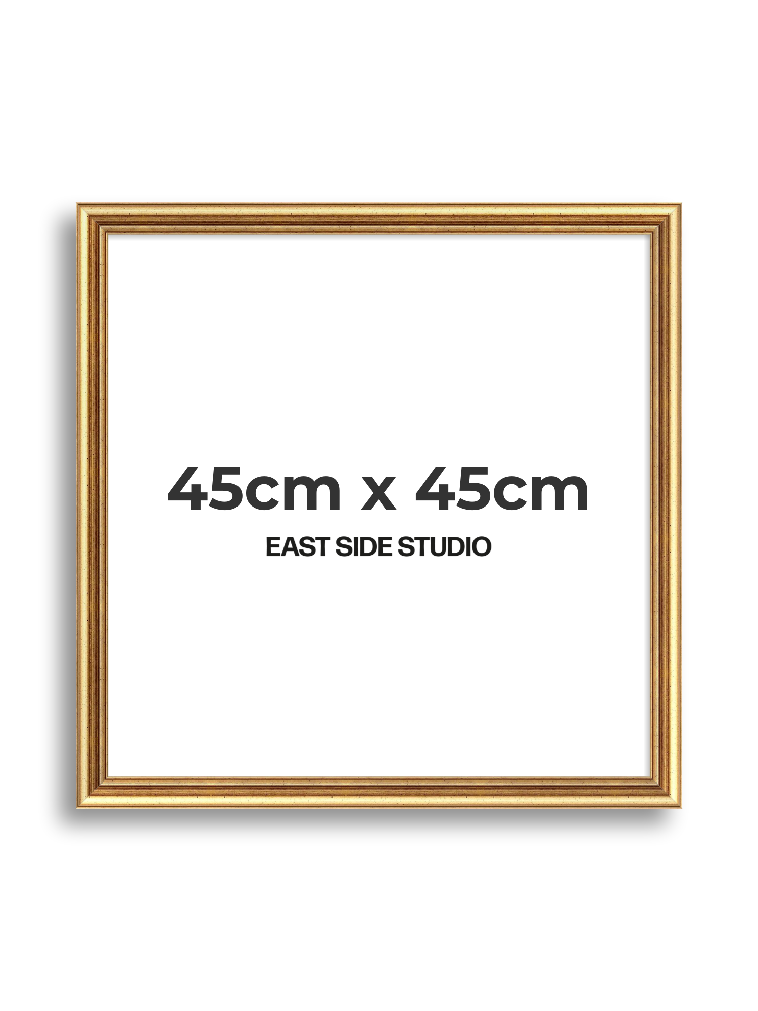Cushioned Gold 45cm x 45cm picture frame
