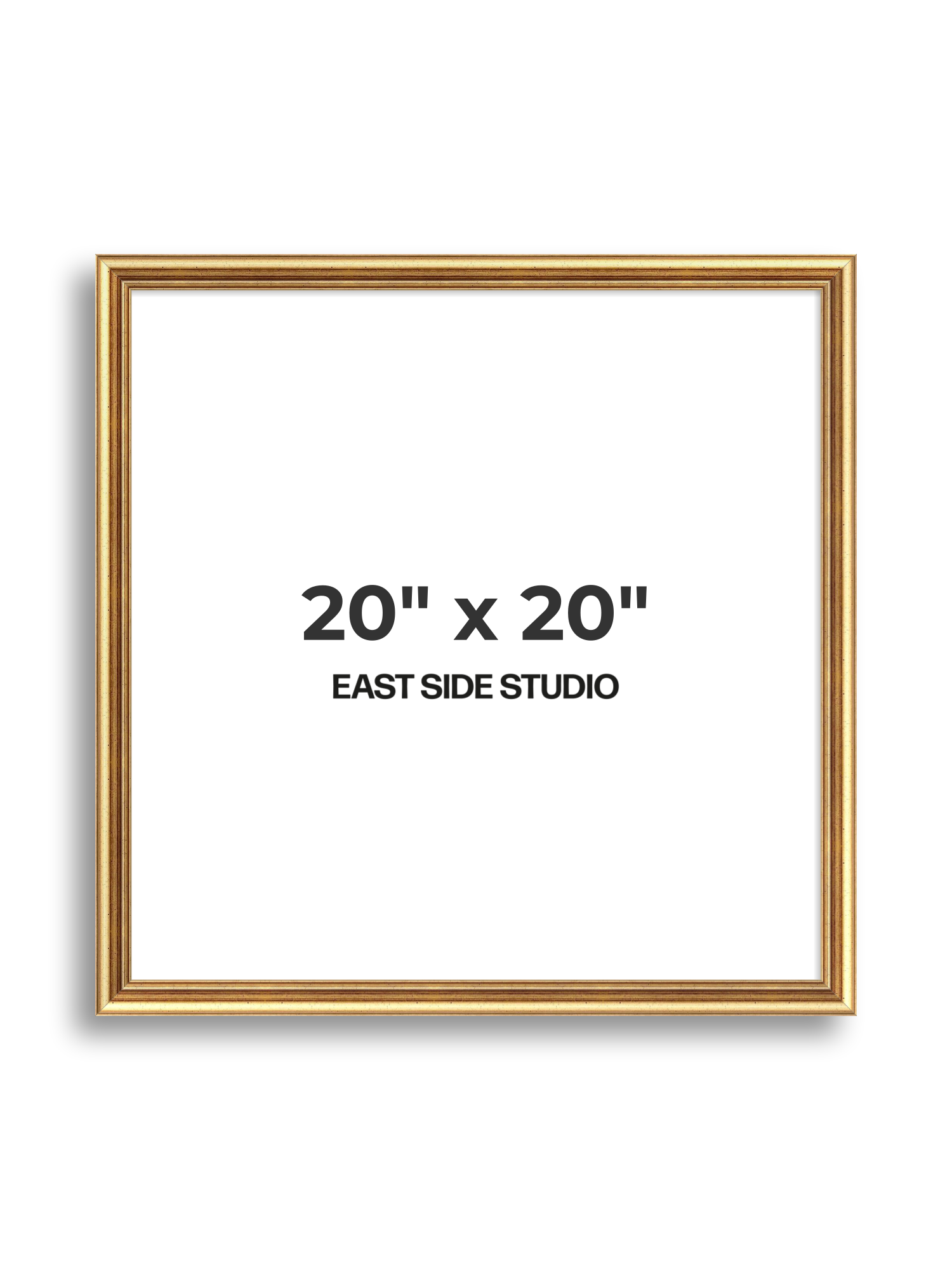 Cushioned Gold 20" x 20" picture frame