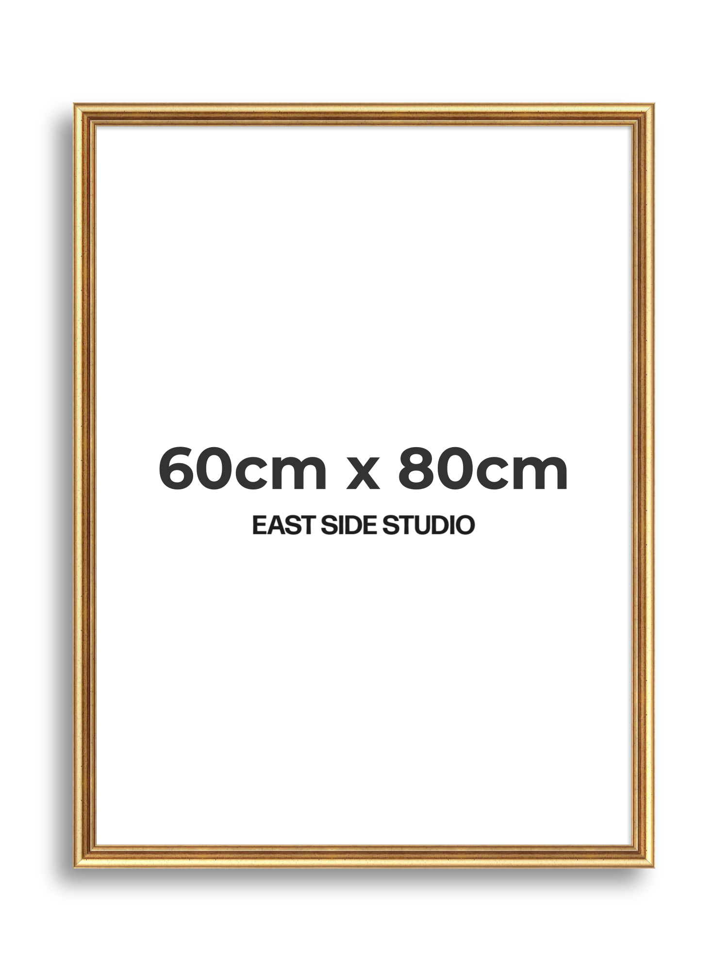 Cushioned Gold 60cm x 80cm picture frame