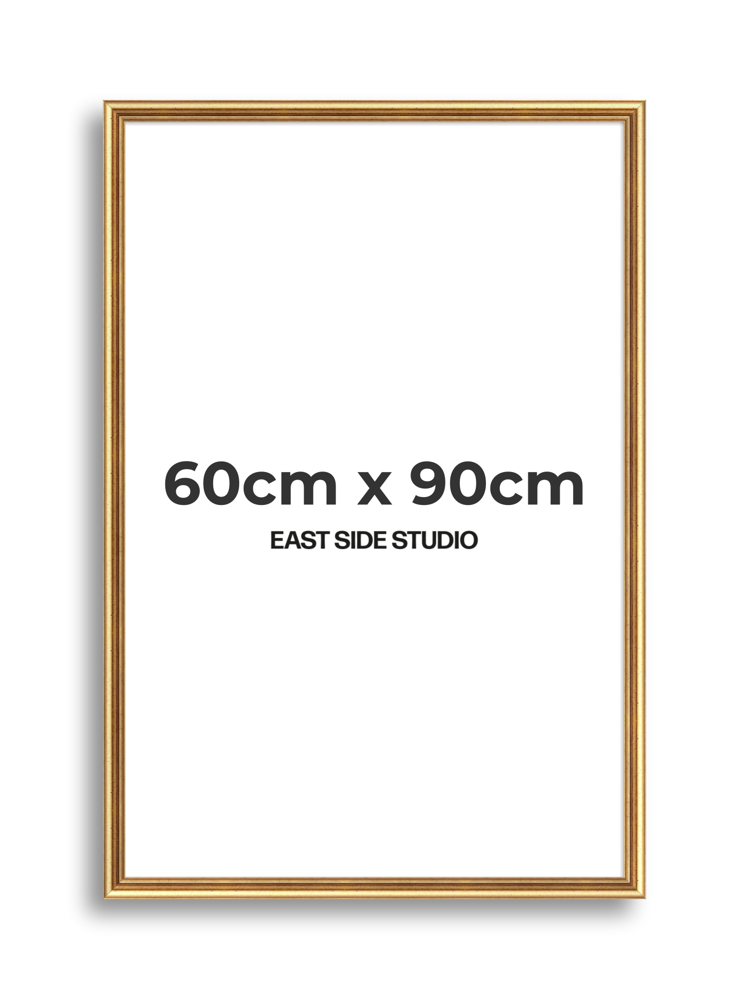 Cushioned Gold 60cm x 90cm picture frame