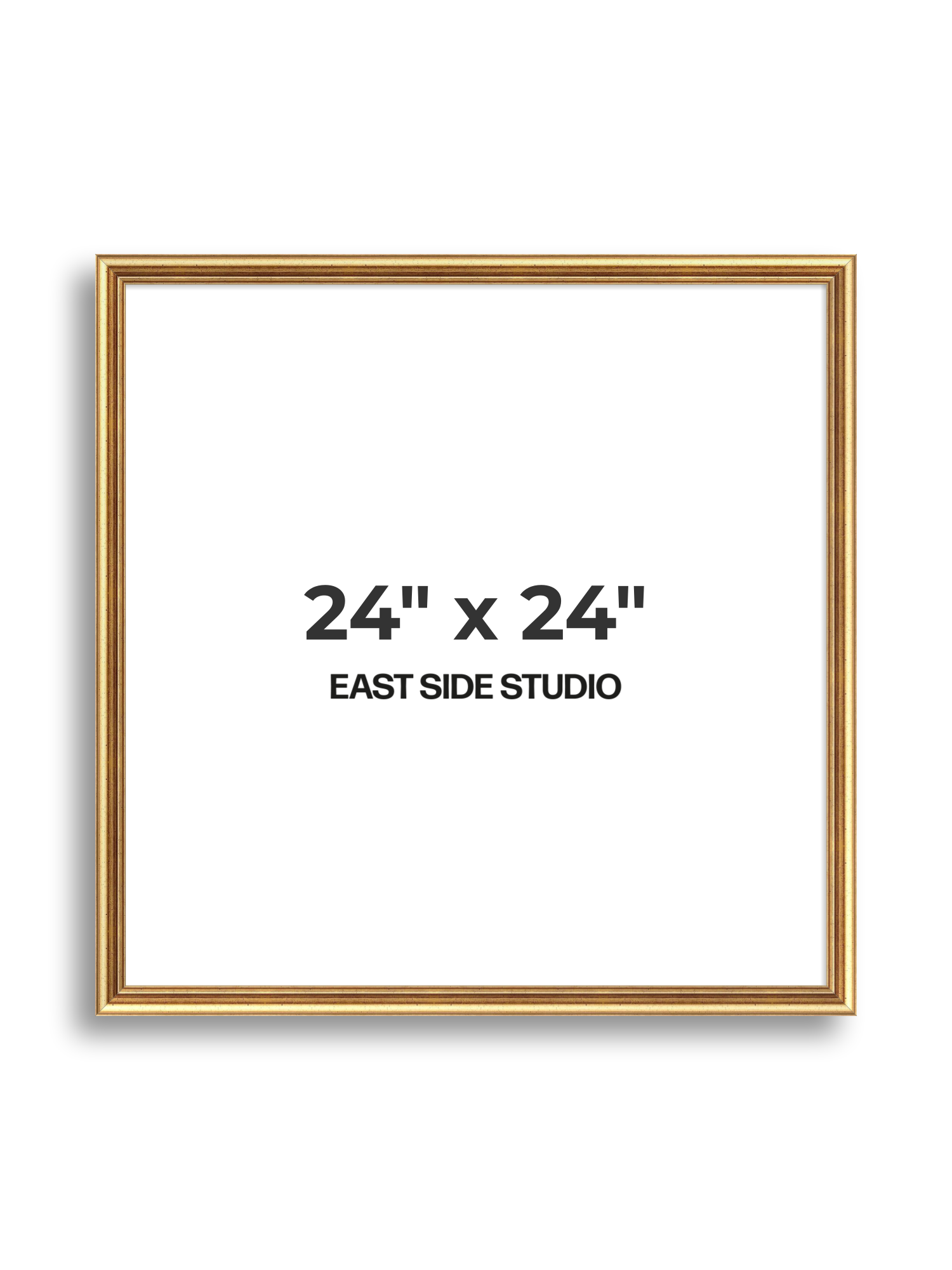 Cushioned Gold 24" x 24" picture frame