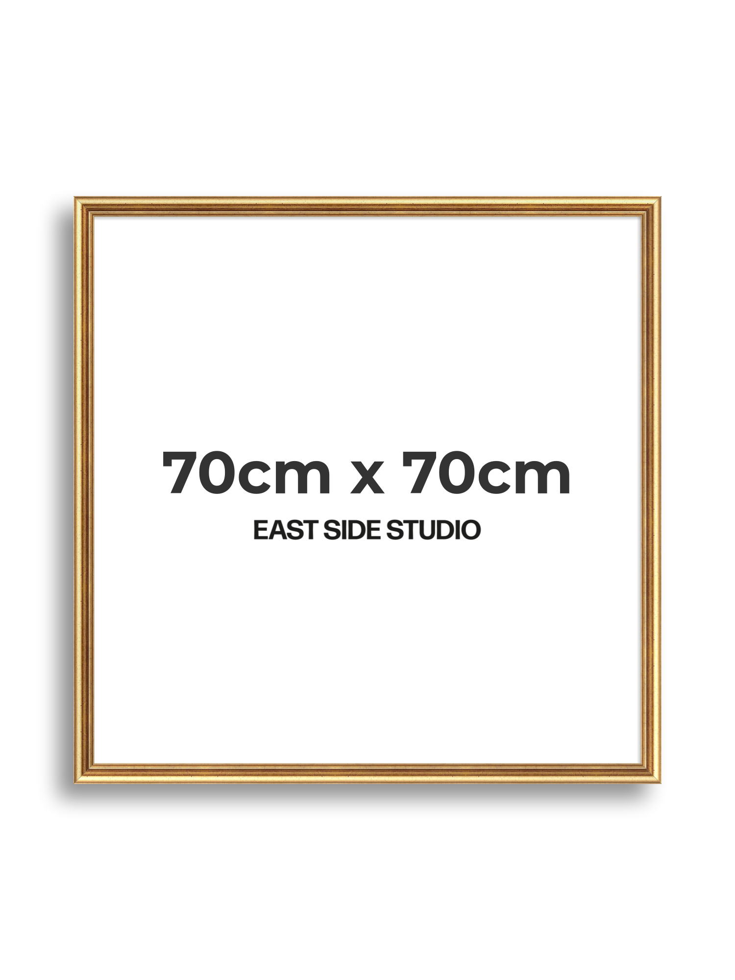 Cushioned Gold 70cm x 70cm picture frame