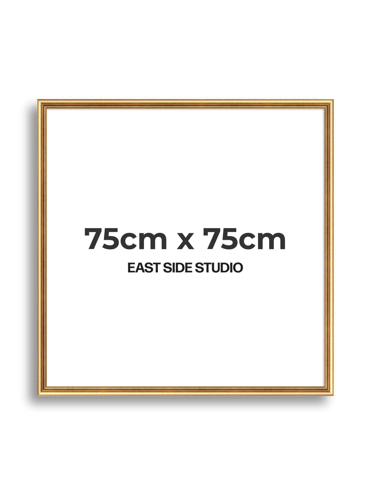 Cushioned Gold 75cm x 75cm picture frame