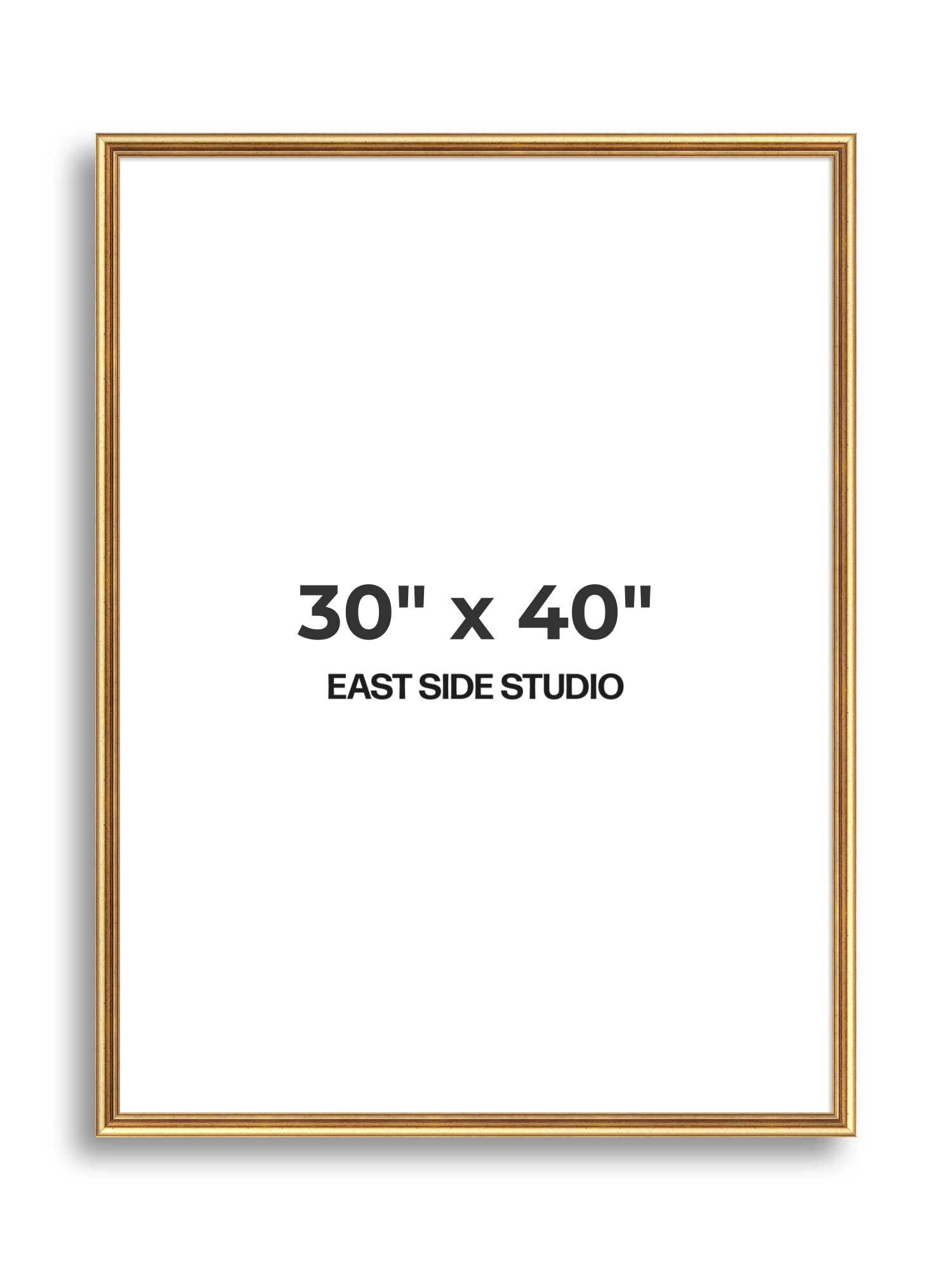 Cushioned Gold 30" x 40" picture frame