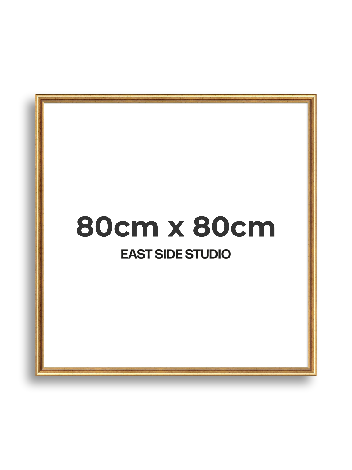 Cushioned Gold 80cm x 80cm picture frame