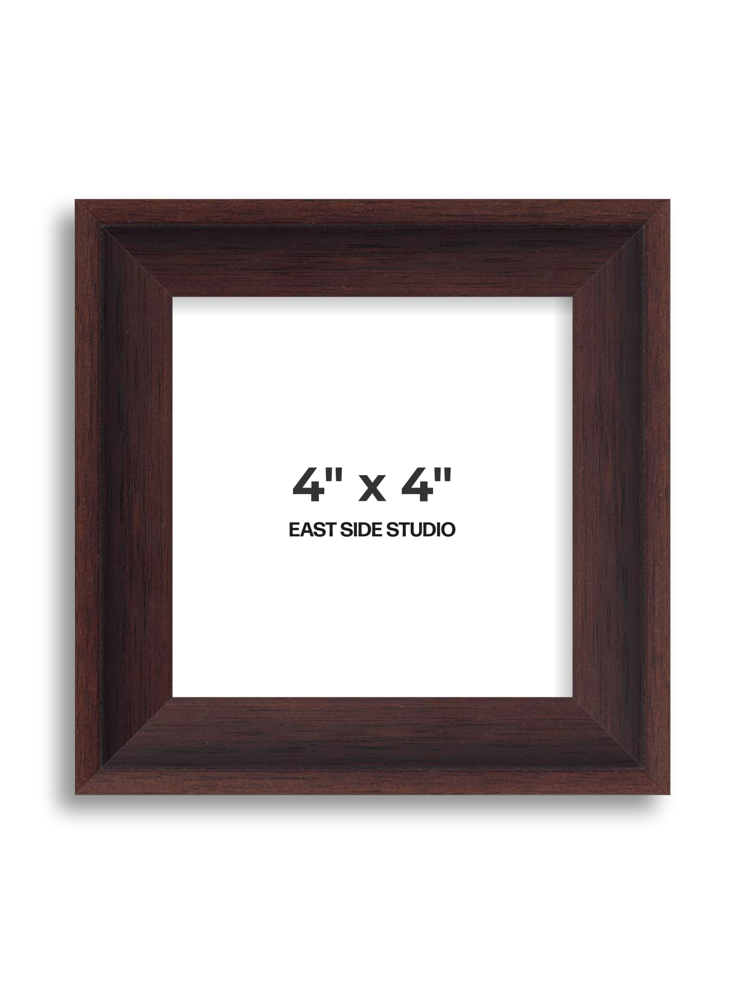 Wenge 4" x 4" picture frame