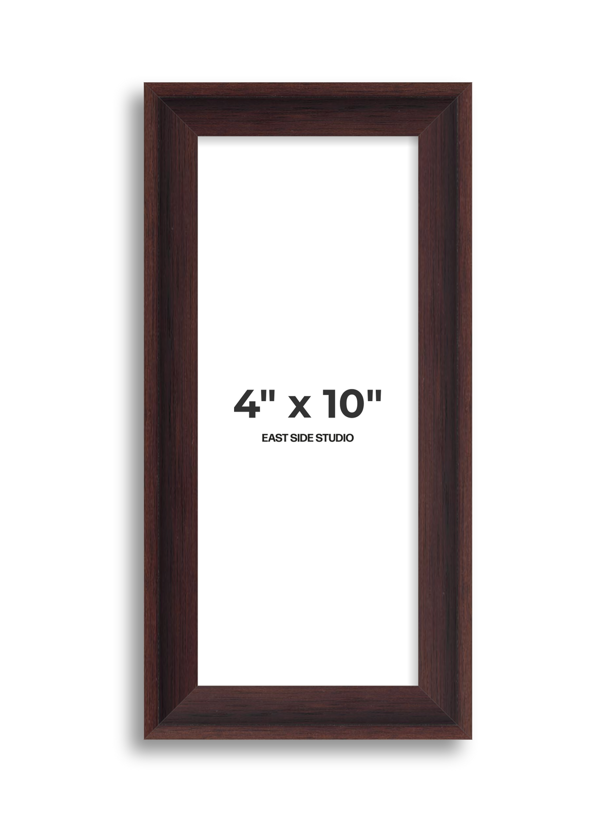 Wenge 4" x 10" picture frame