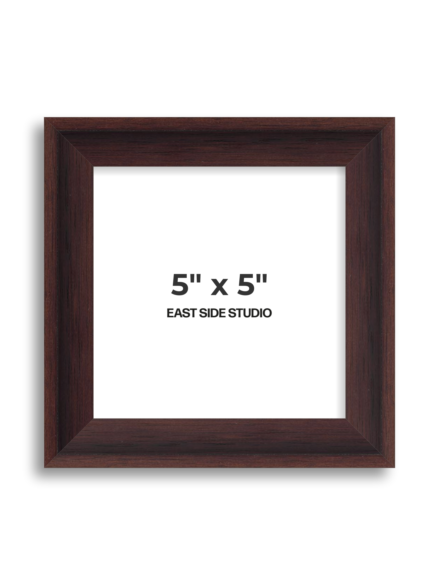 Wenge 5" x 5" picture frame