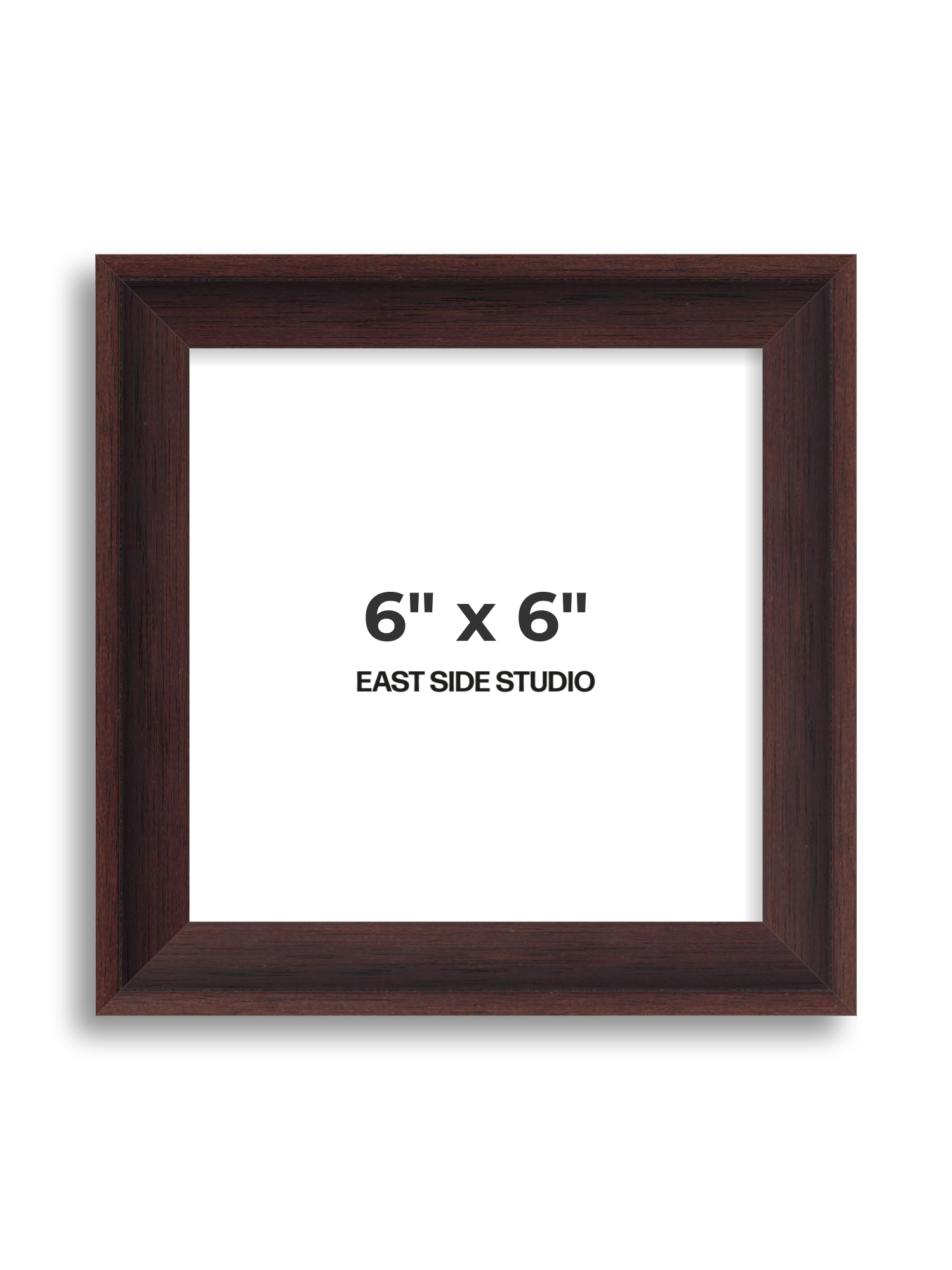 Wenge 6" x 6" picture frame