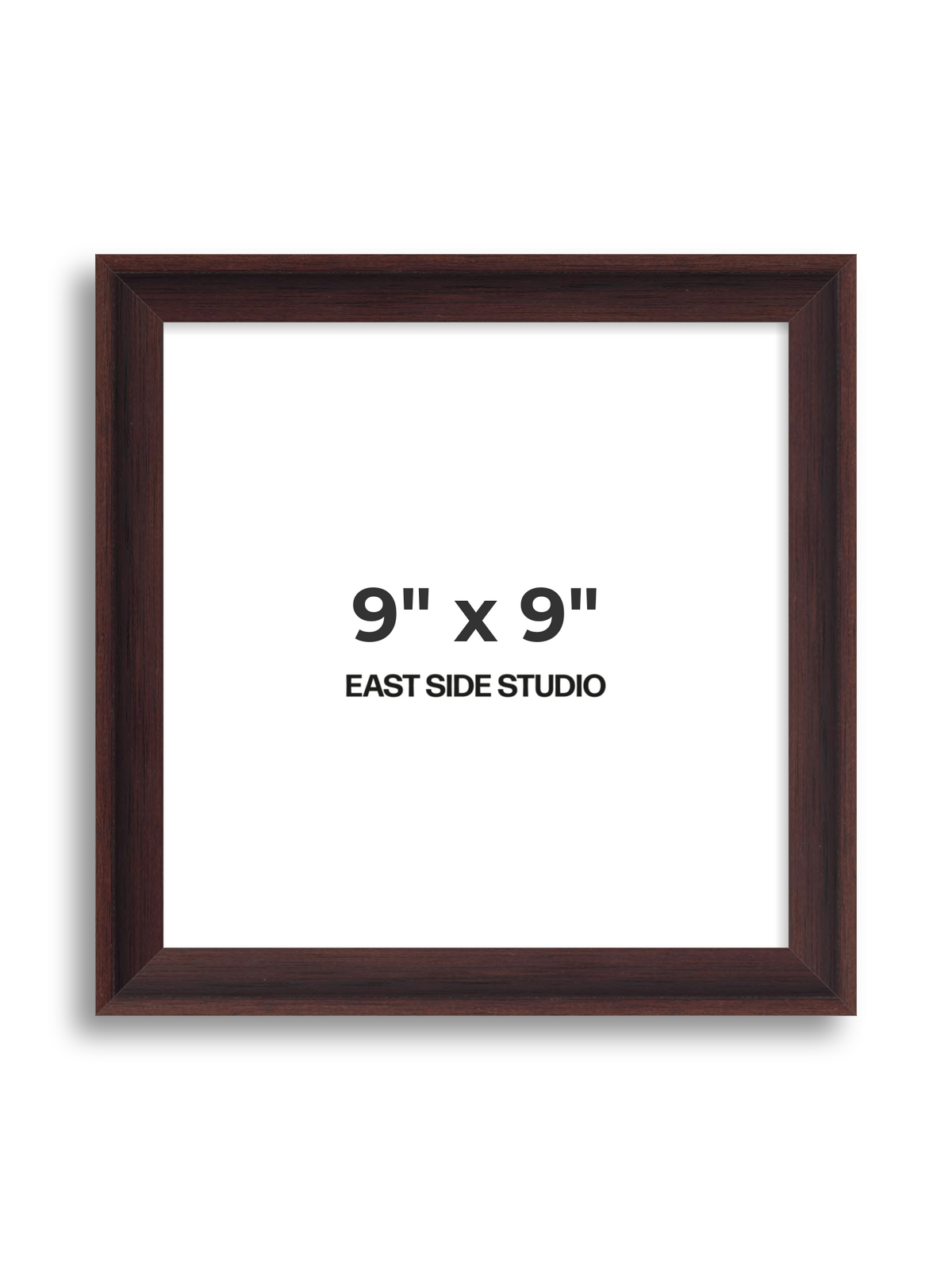 Wenge 9" x 9" picture frame