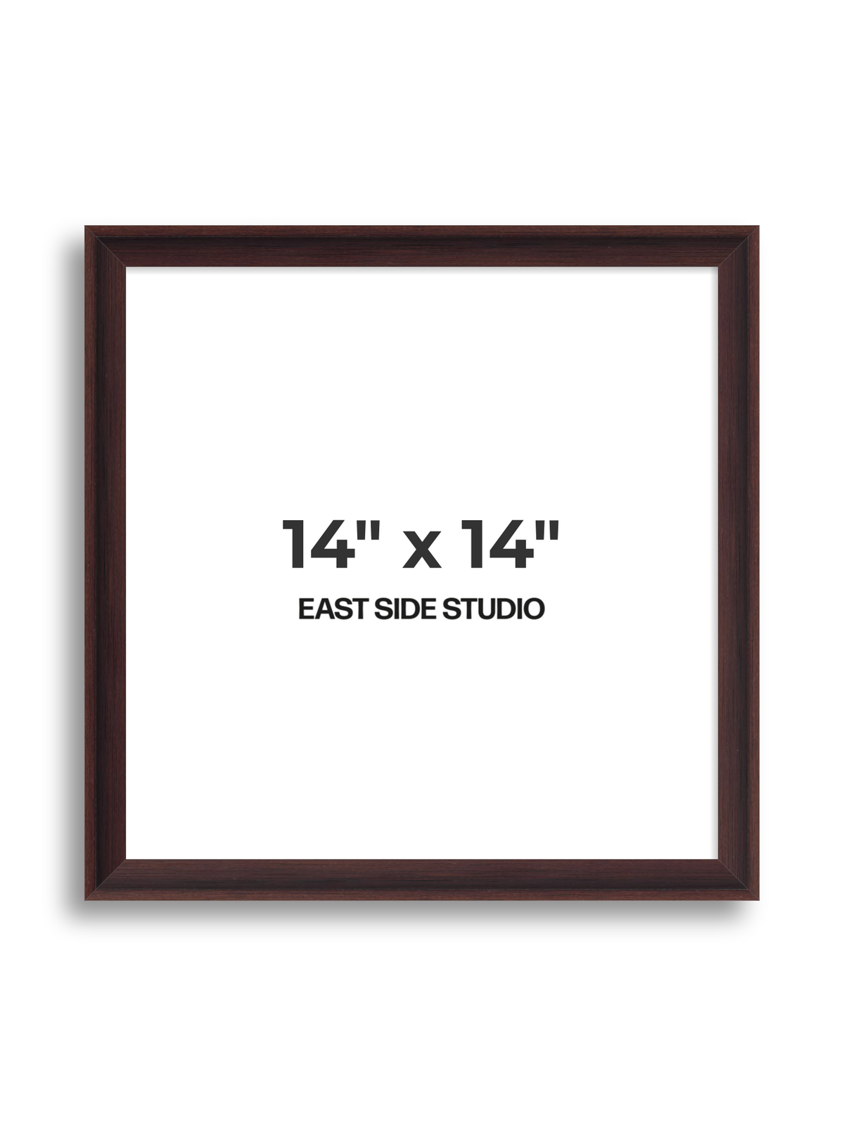Wenge 14" x 14" picture frame