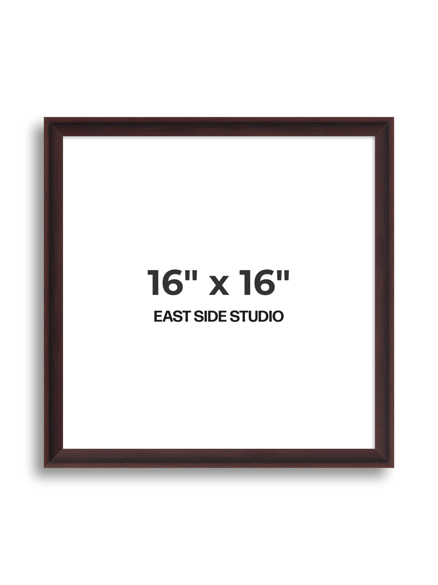 Wenge 16" x 16" picture frame