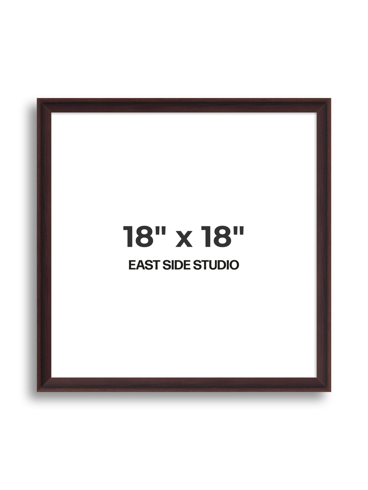 Wenge 18" x 18" picture frame