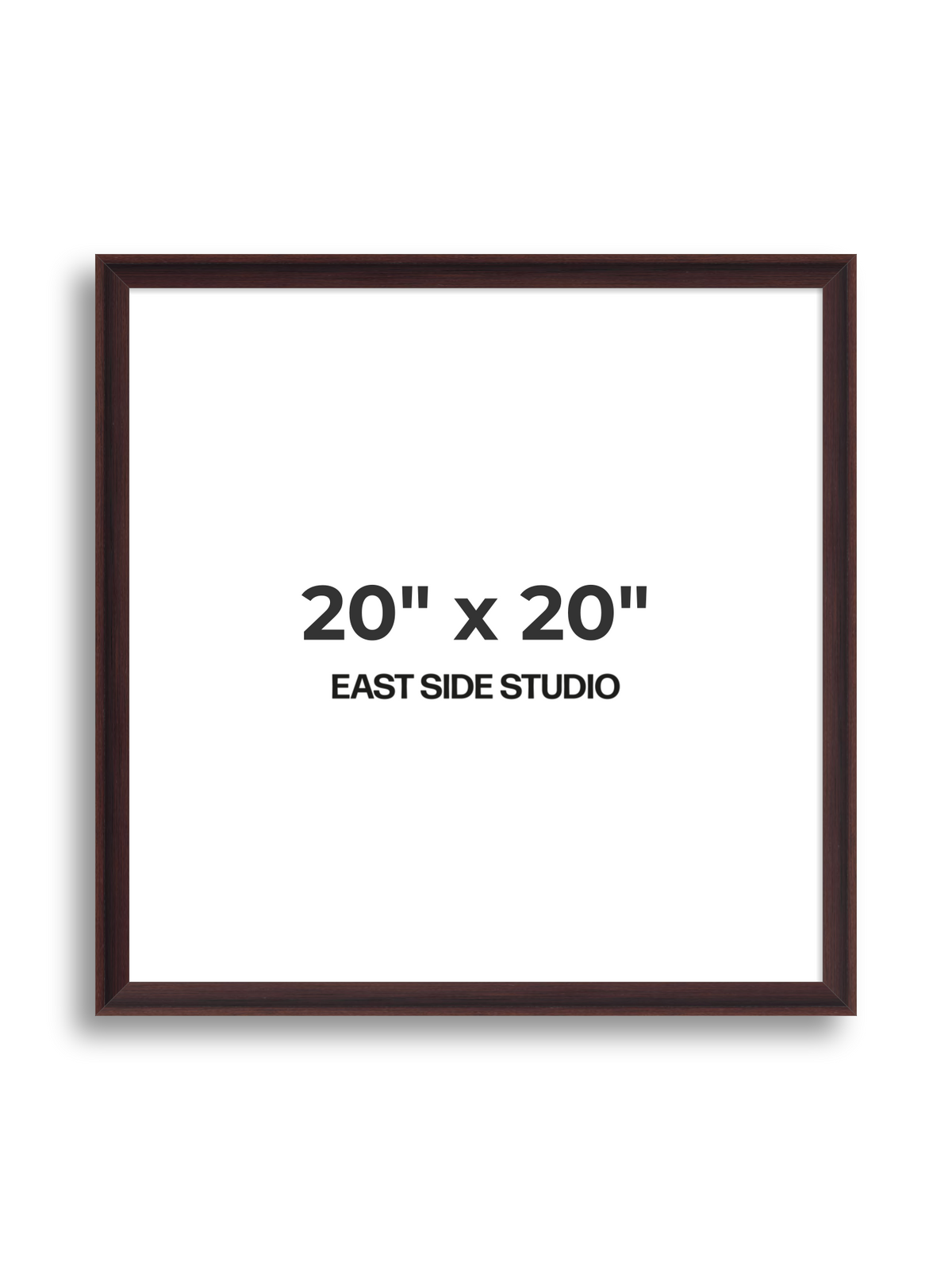 Wenge 20" x 20" picture frame