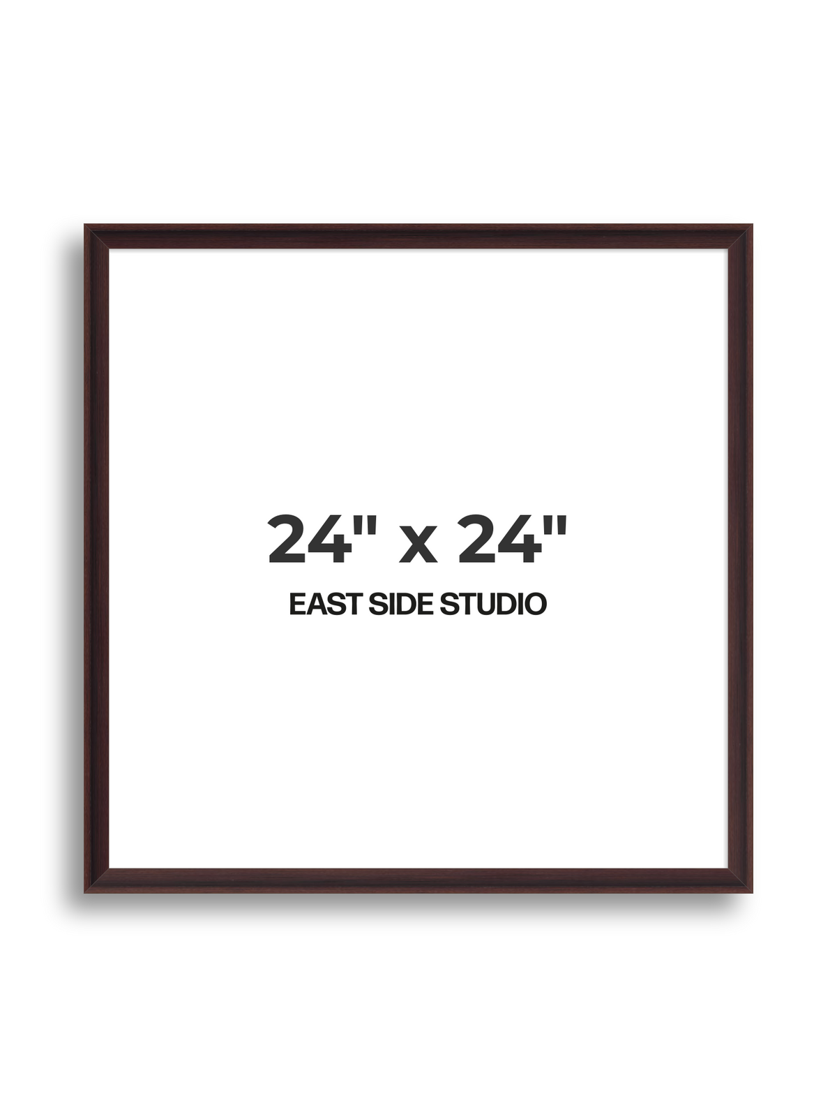 Wenge 24" x 24" picture frame
